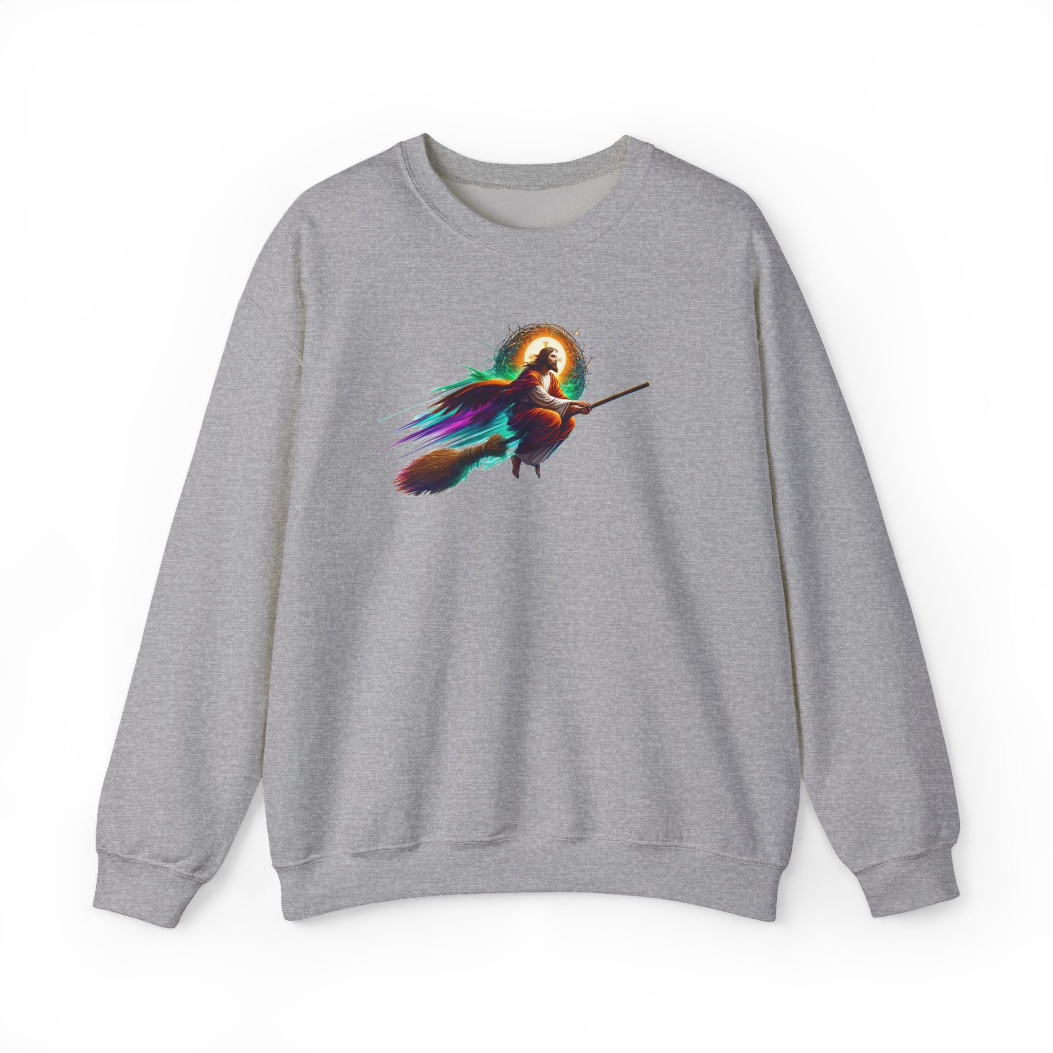 Virgin Mary sweatshirt – Ironic sweater – Sarcastic catholic print gothic funny