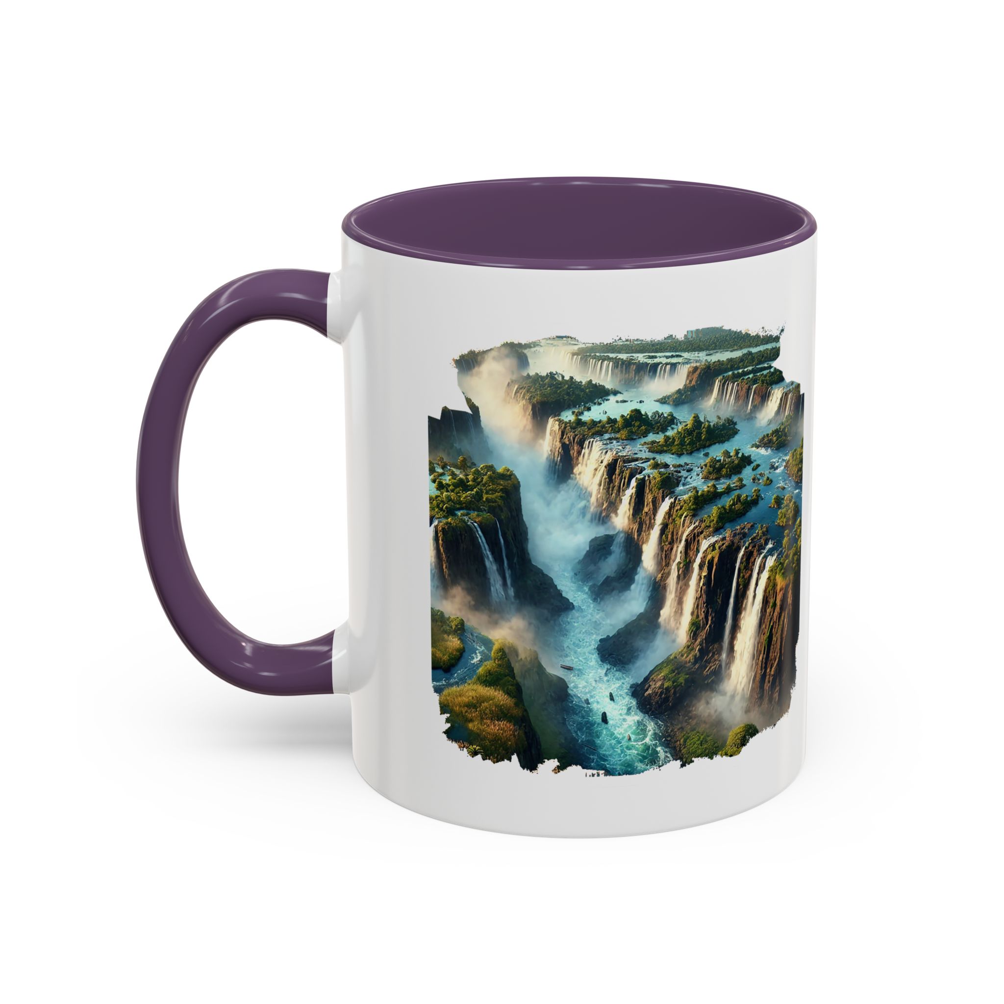 Tea mug Landscape Brazil office mug nature Iguazu & igacu print boho gift coffee accessory unique cup vintage - Image 46