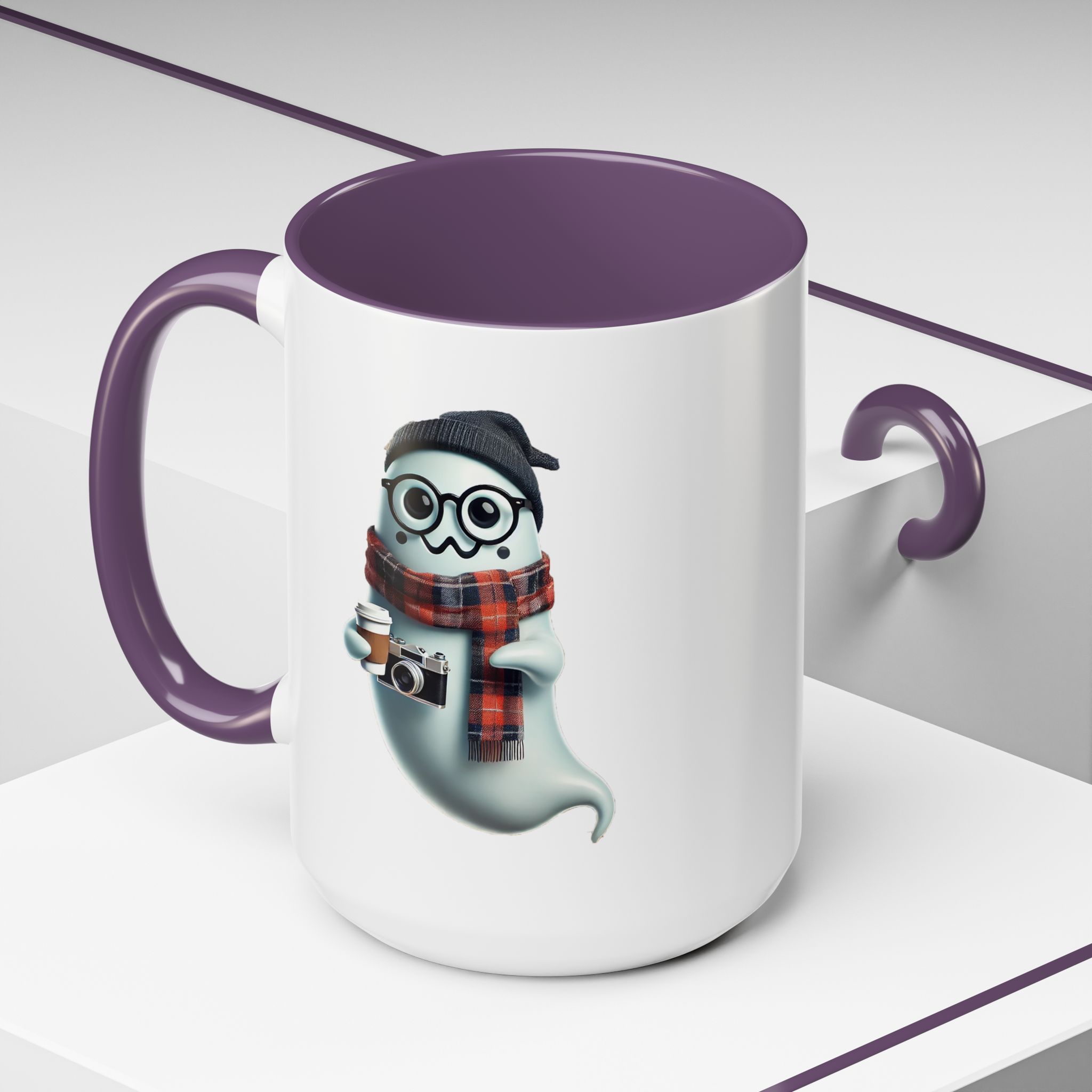 Funny mug boho Ghost coffee cup gift for him Ghost office Mug music lover accessory cool design - Image 60