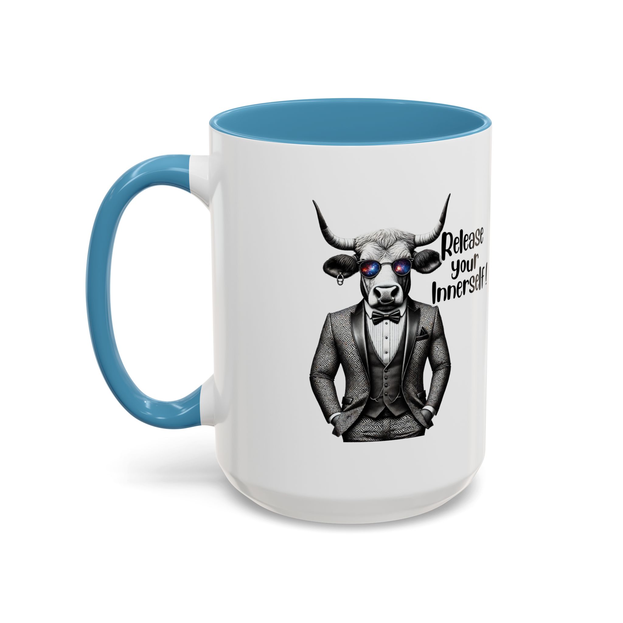 Coffee mug funny motivational gift for her cute cup tea lover cool boho mug office accessory self confidence design bull – Image 38