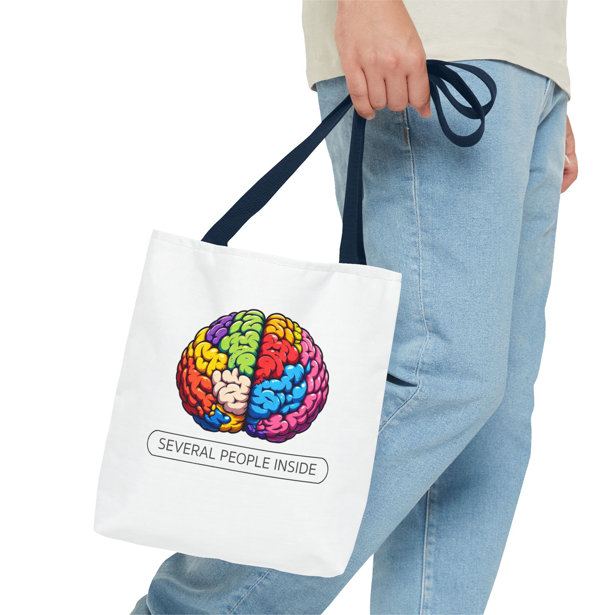 Satiric tote bag Brain canvas tote bag funny shoulder bag fun gift sarcastic cute tote bag boho purse cool handbag – Image 26