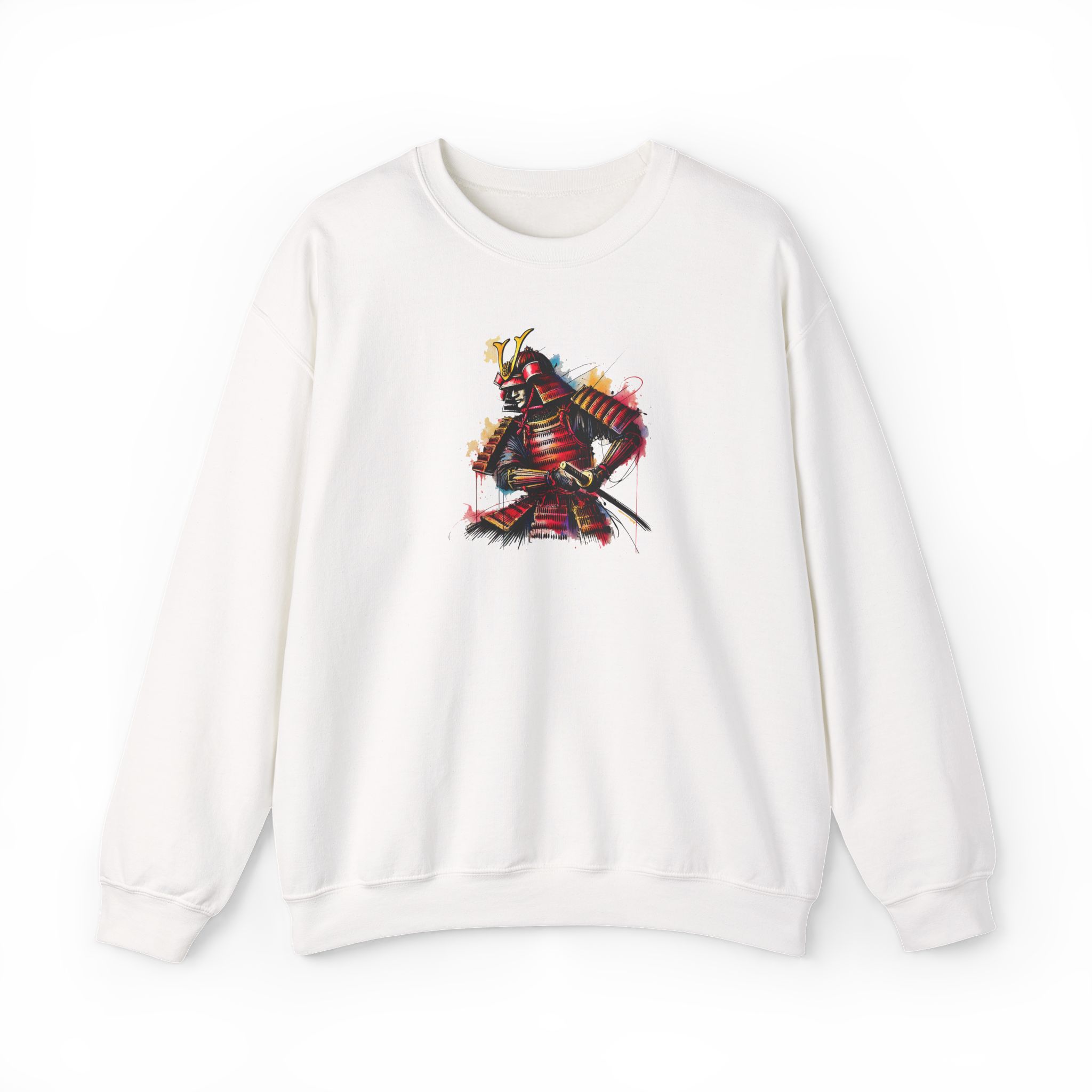 Samurai sweatshirt – Japan sweatshirt – Retro Samurai sweatshirt japanese print - Image 4