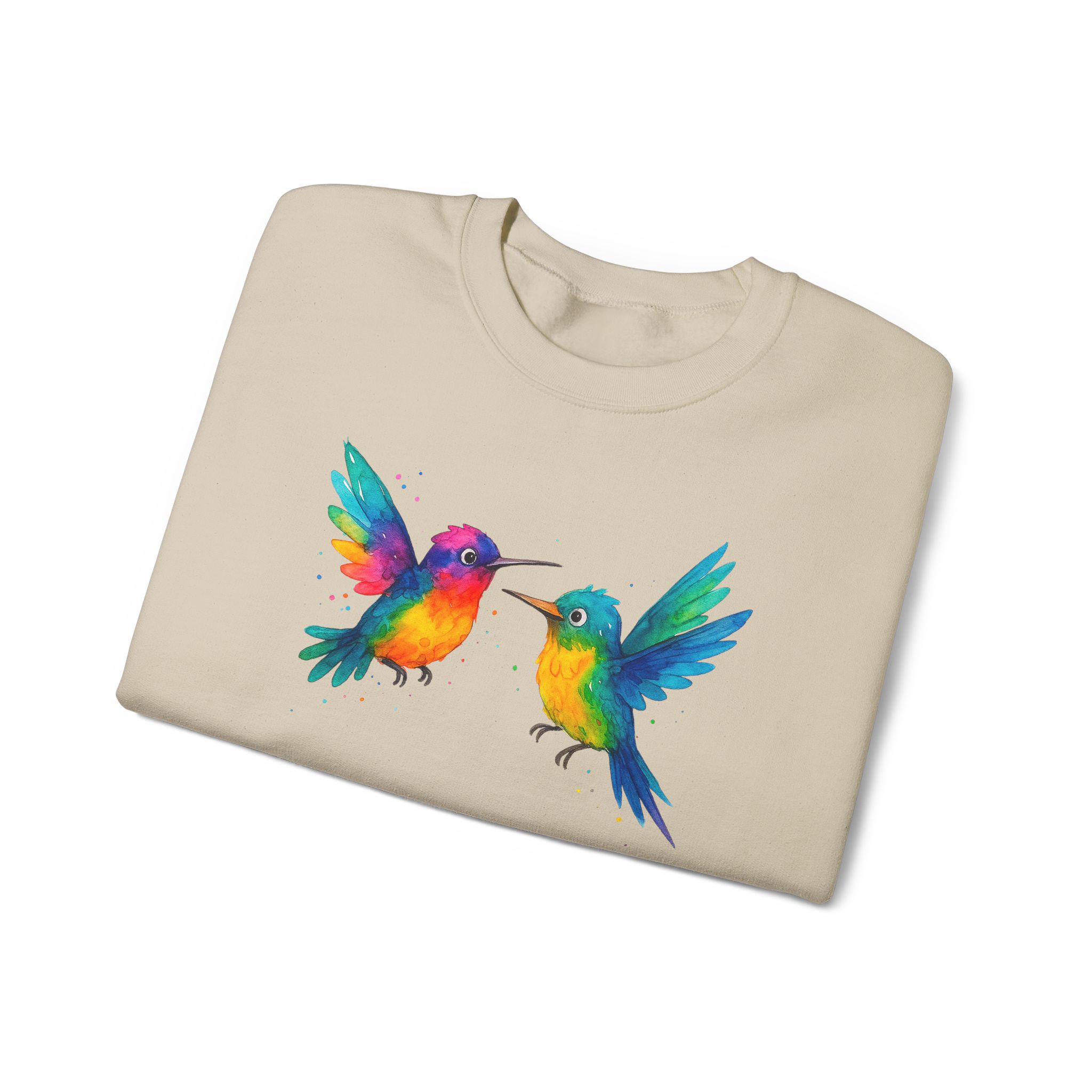Colibri sweatshirt – Cute Bird sweatshirt – humming Bird sweater nature print - Image 9