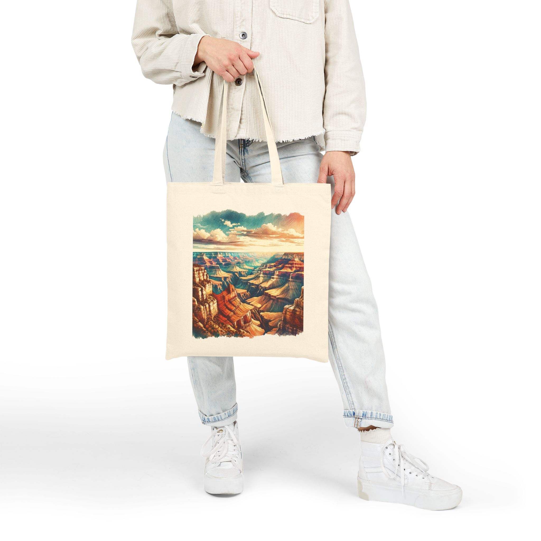 Grand Canyon tote bag landscape canvas tote bag nature canvas tote bag comfortable cute tote bag cool print ethical handbag - Image 4