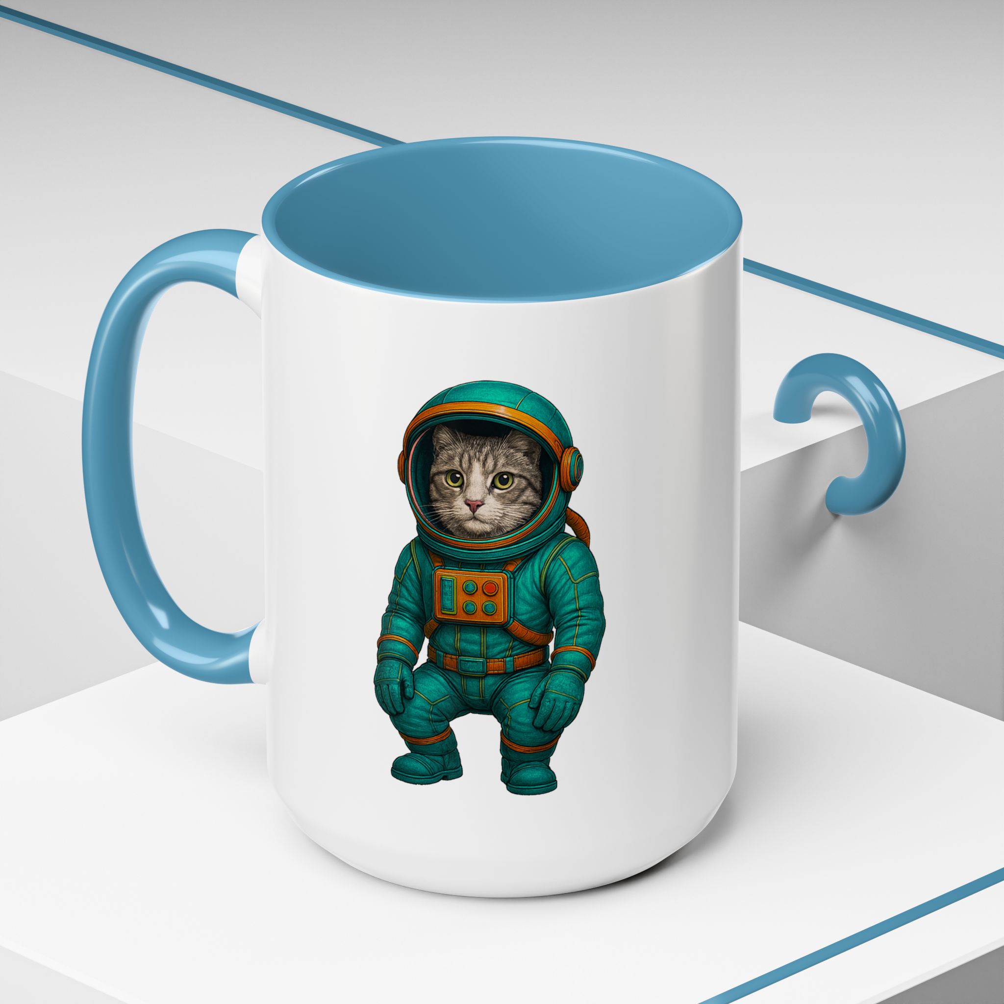 Coffee Mug funny Cat lover boho Mug Cat astronaut tea cup pet unique accessory kitten gift for her - Imagen 40
