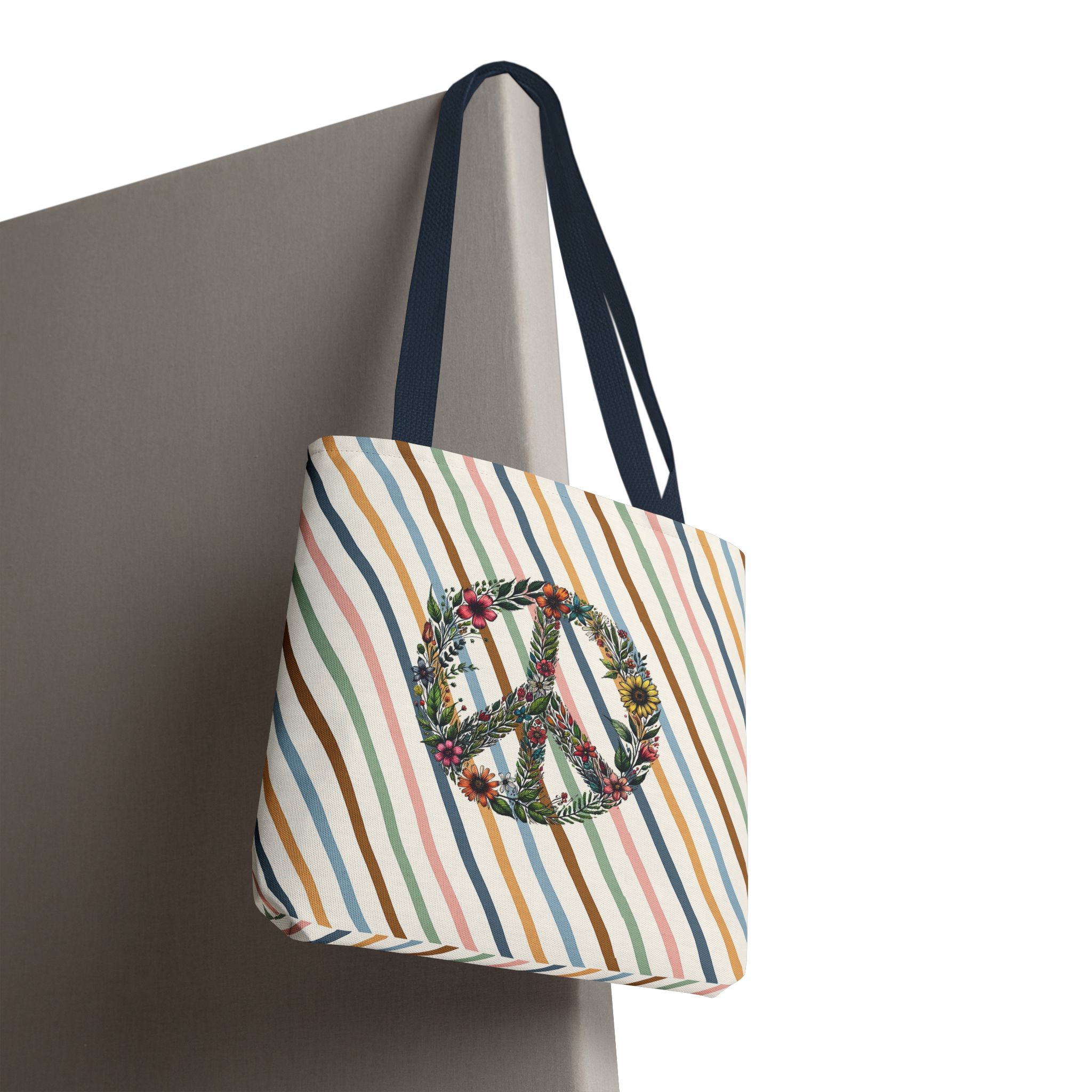 Peace and Love tote bag positive vibes and dreamy vintage look - Image 26