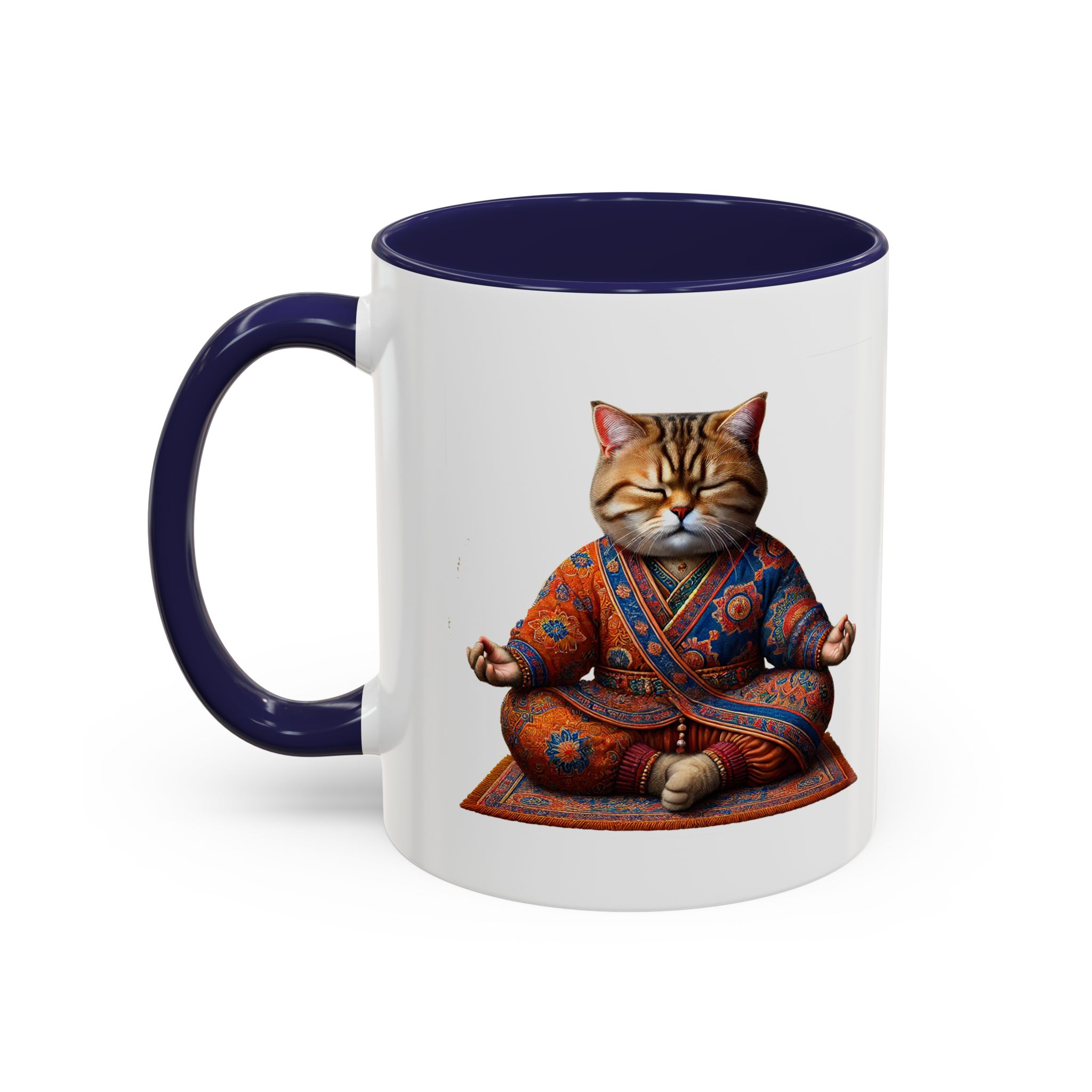 Office Mug cat lover yoga gift for mom Tea cup coffee Mug meditation accessory mindfulness pet design - Image 10