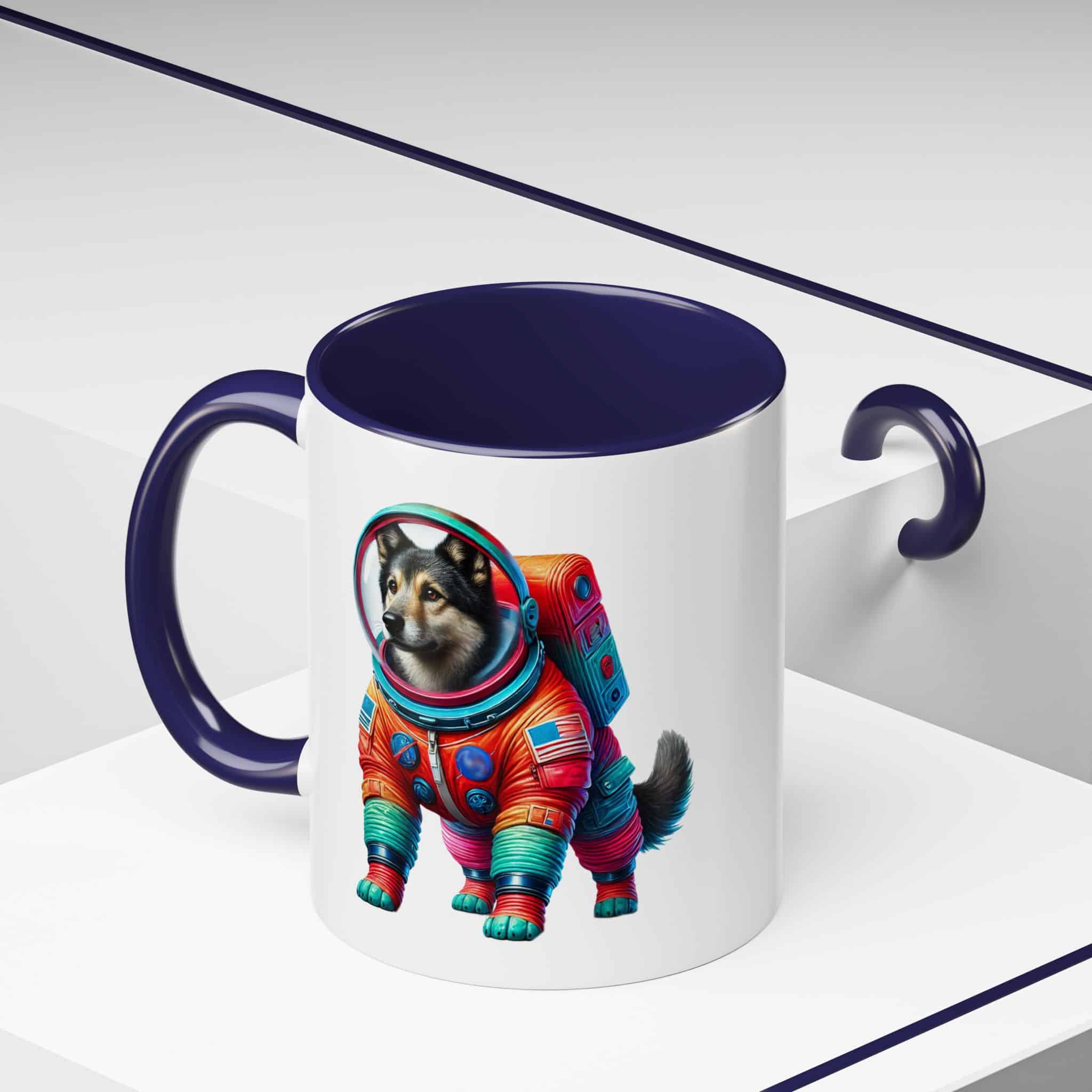 Office mug Dog Outerspace coffee cup Dachshund astronaut tea lover boho gift for her pet accessory puppy - Image 12