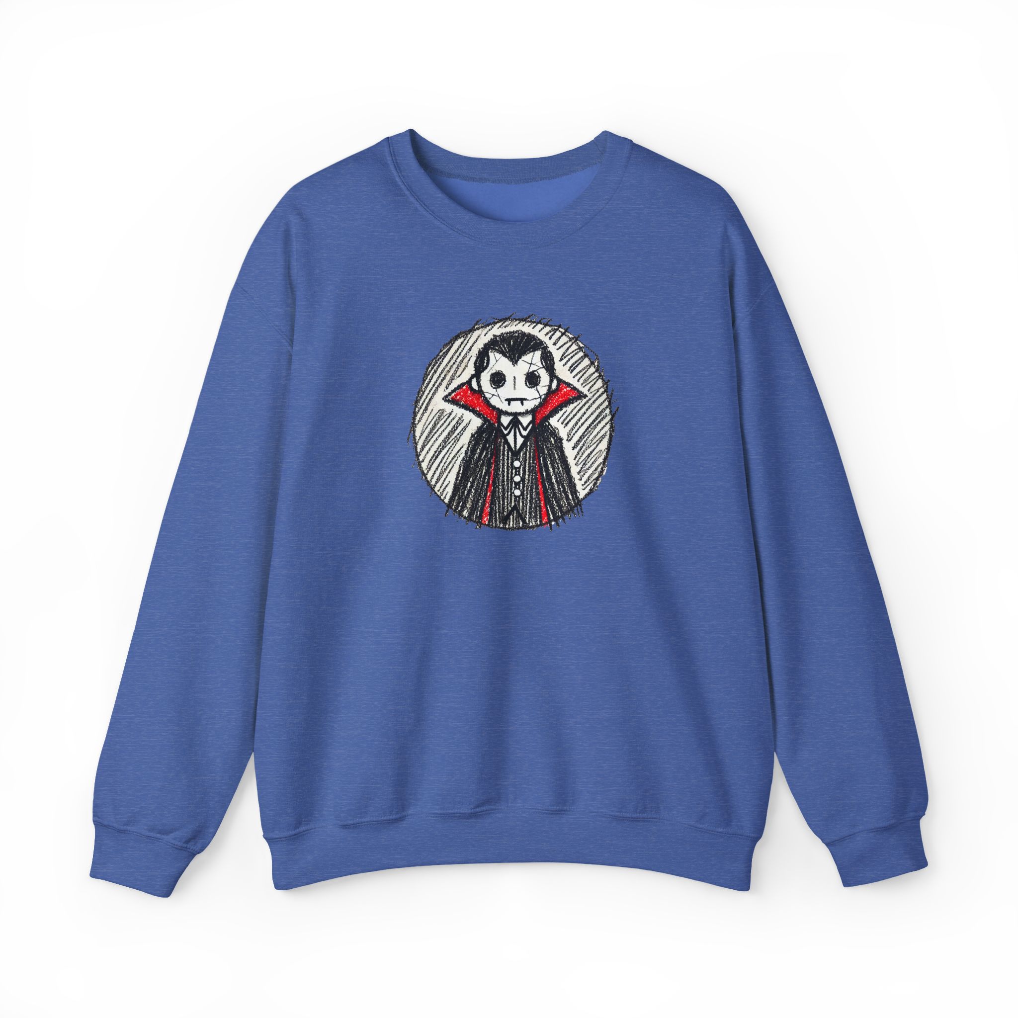 Dracula sweatshirt – Vampire sweatshirt – Gothic sweater vampire print - Image 22