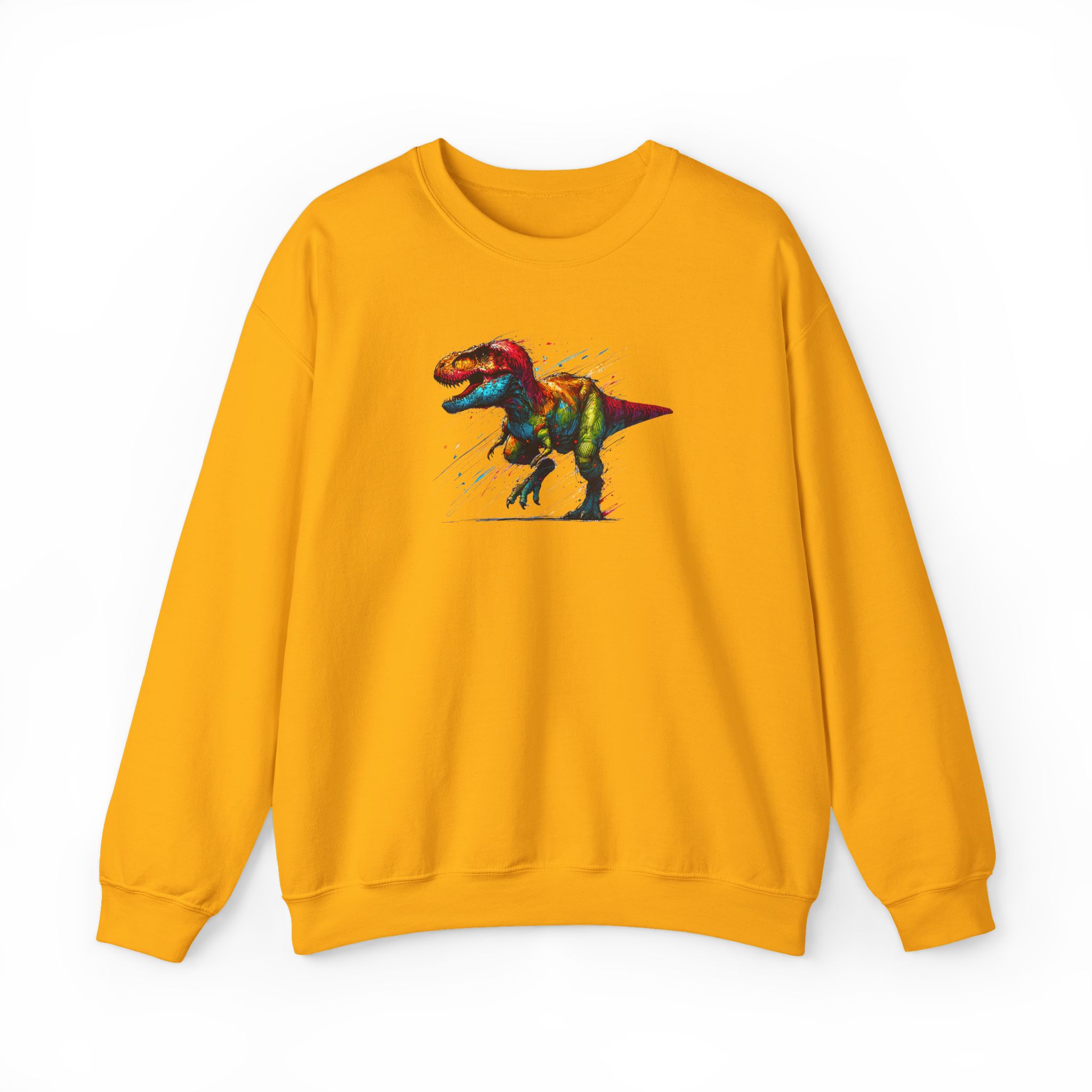 Jurassic sweatshirt – Dino sweatshirt – Triceratops sweater dinosaur print - Image 16