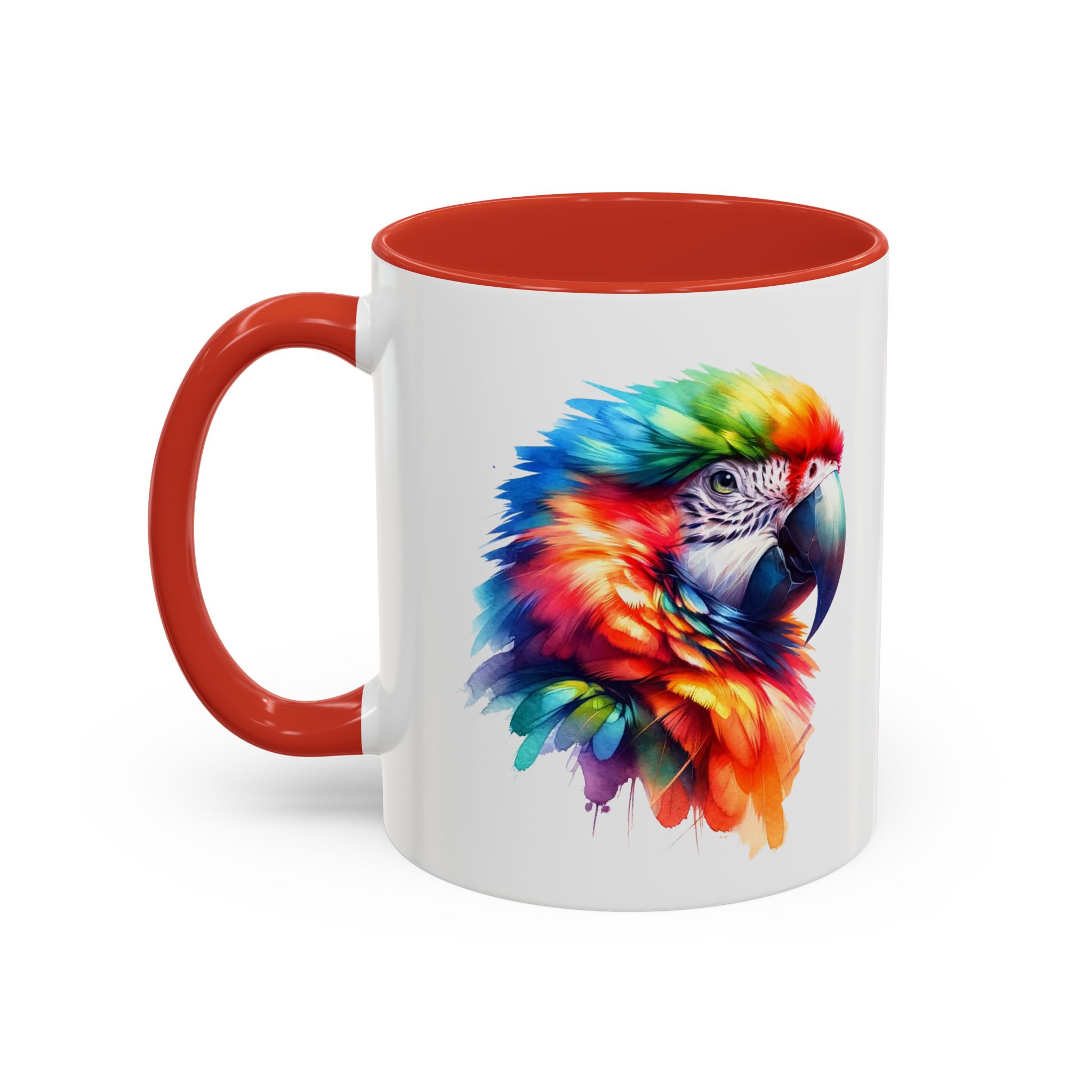 Parrot Mug vivid colors bird lover Cup parrot print cool print nature lover accessory stylish print - Imagen 14