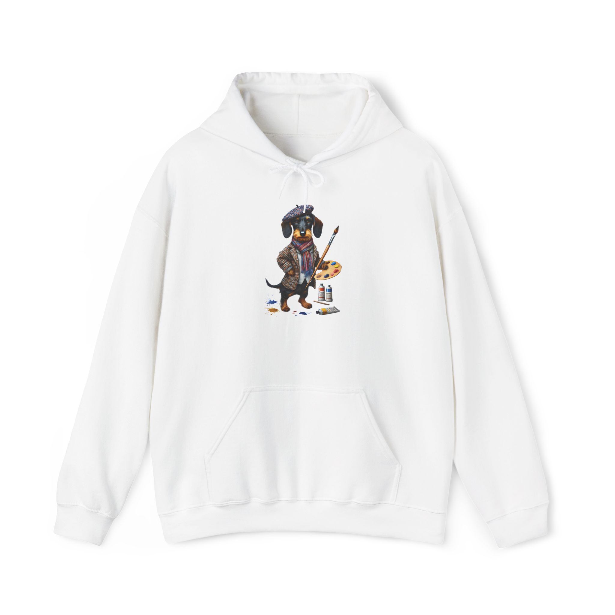 Dachshund Hoodie – Cute Dog Hoodie – Boho Dog Sweatshirt dachshund print - Image 4
