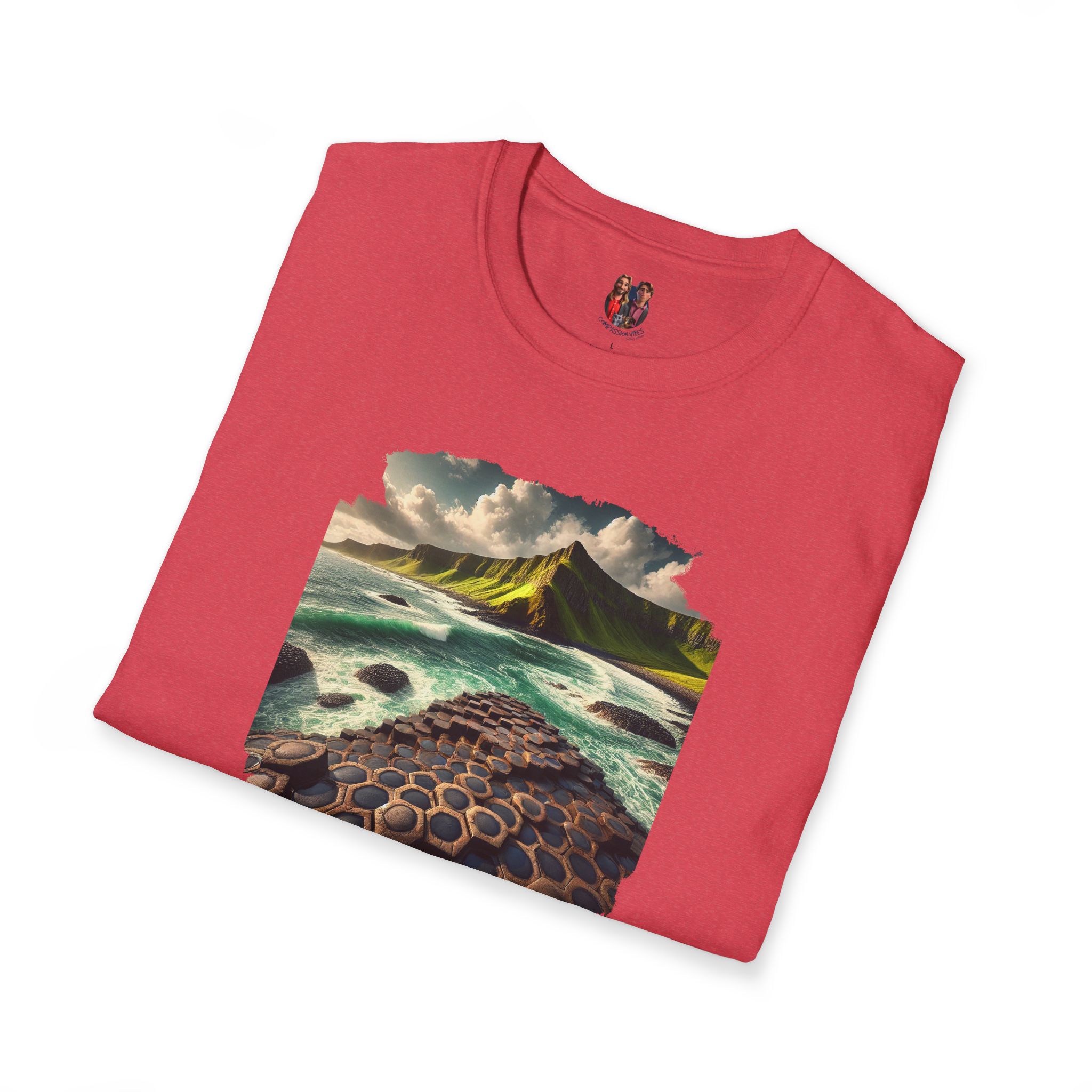 Landscape tshirt ireland graphic tee nature vintage clothing gift for dad giant causeway bushmills vintage tshirt cool comfort apparel - Image 35