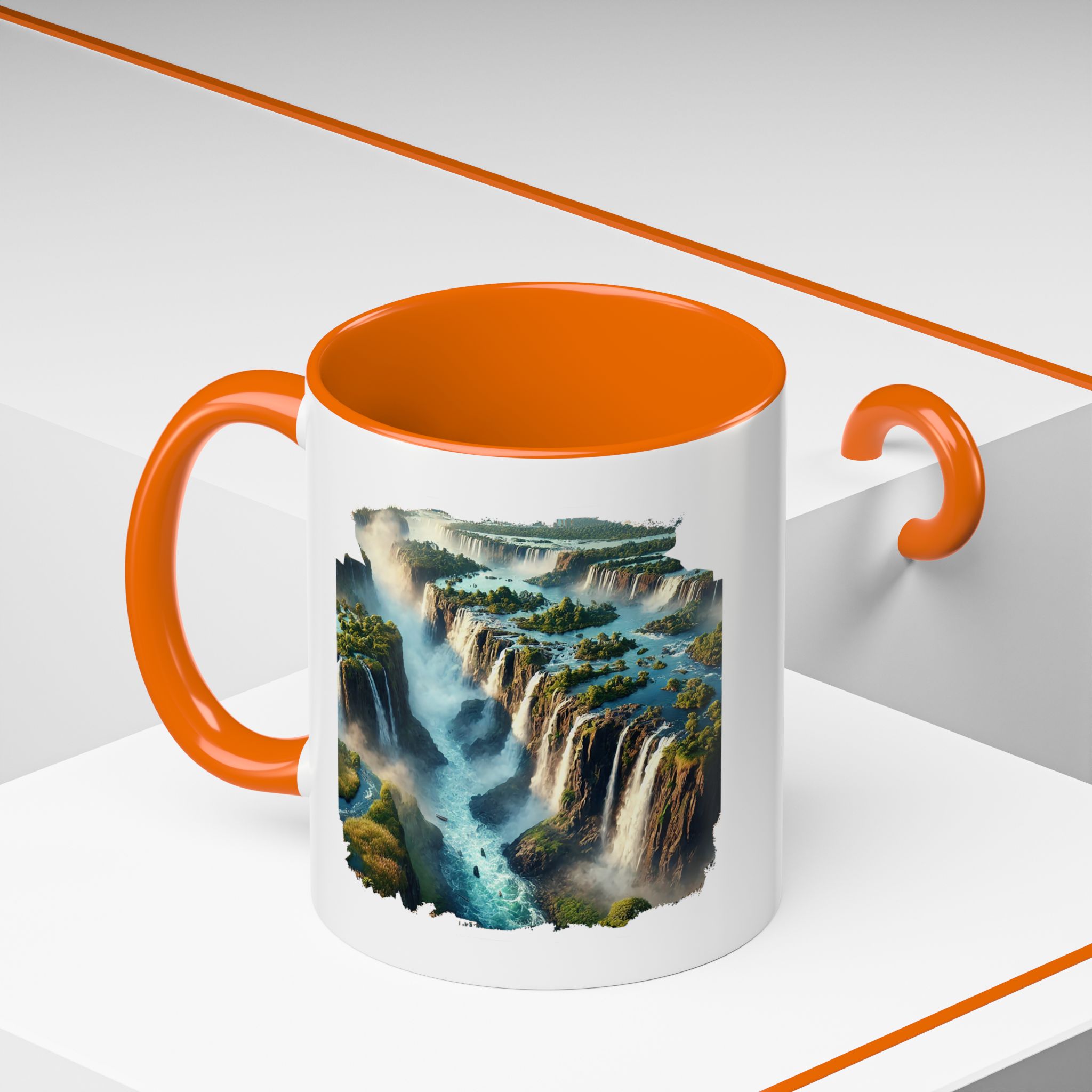 Tea mug Landscape Brazil office mug nature Iguazu & igacu print boho gift coffee accessory unique cup vintage - Image 44
