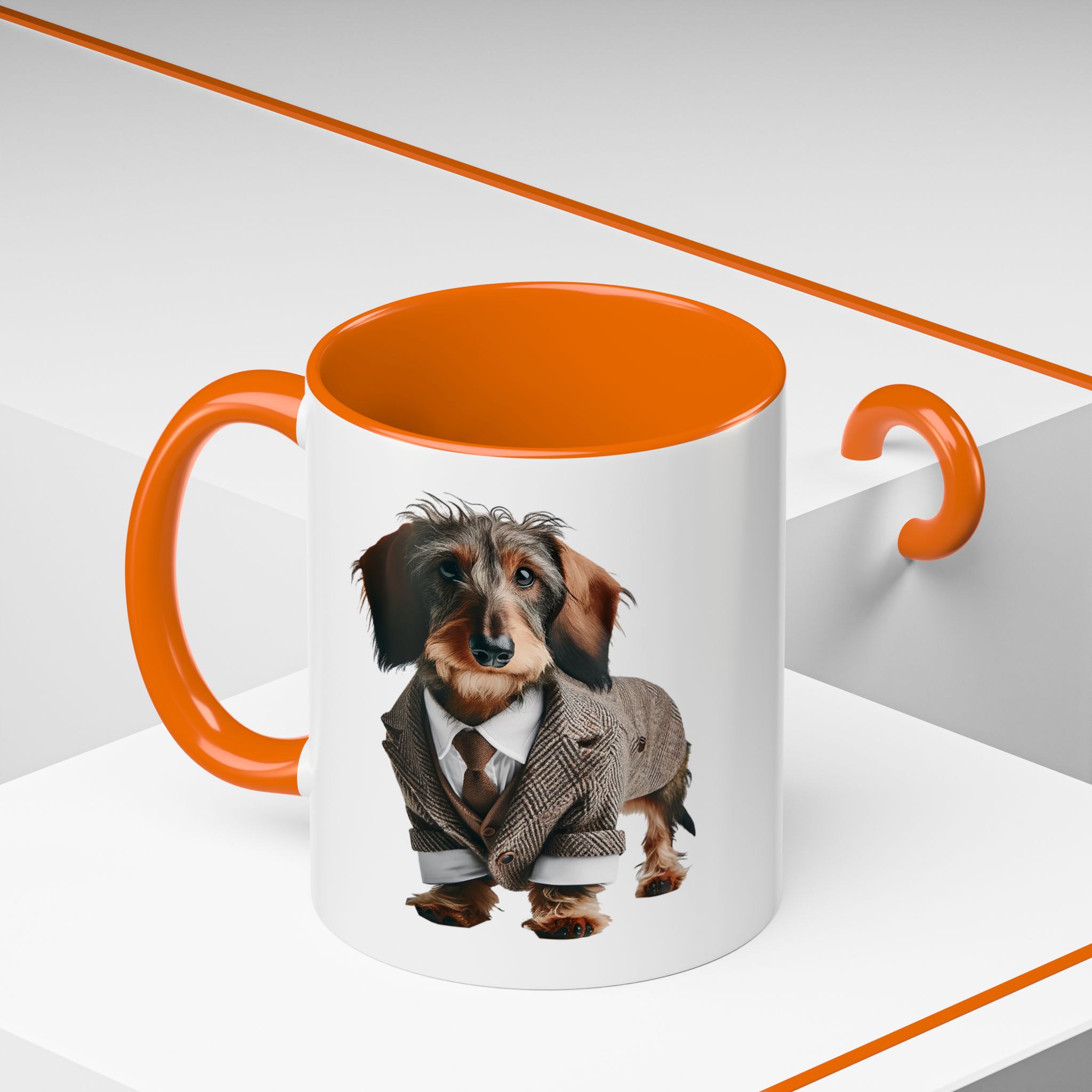 Office mug Dachshund coffee Cup Dog love gift for her unique mug boho tea cup puppy design pet accessory - Image 44