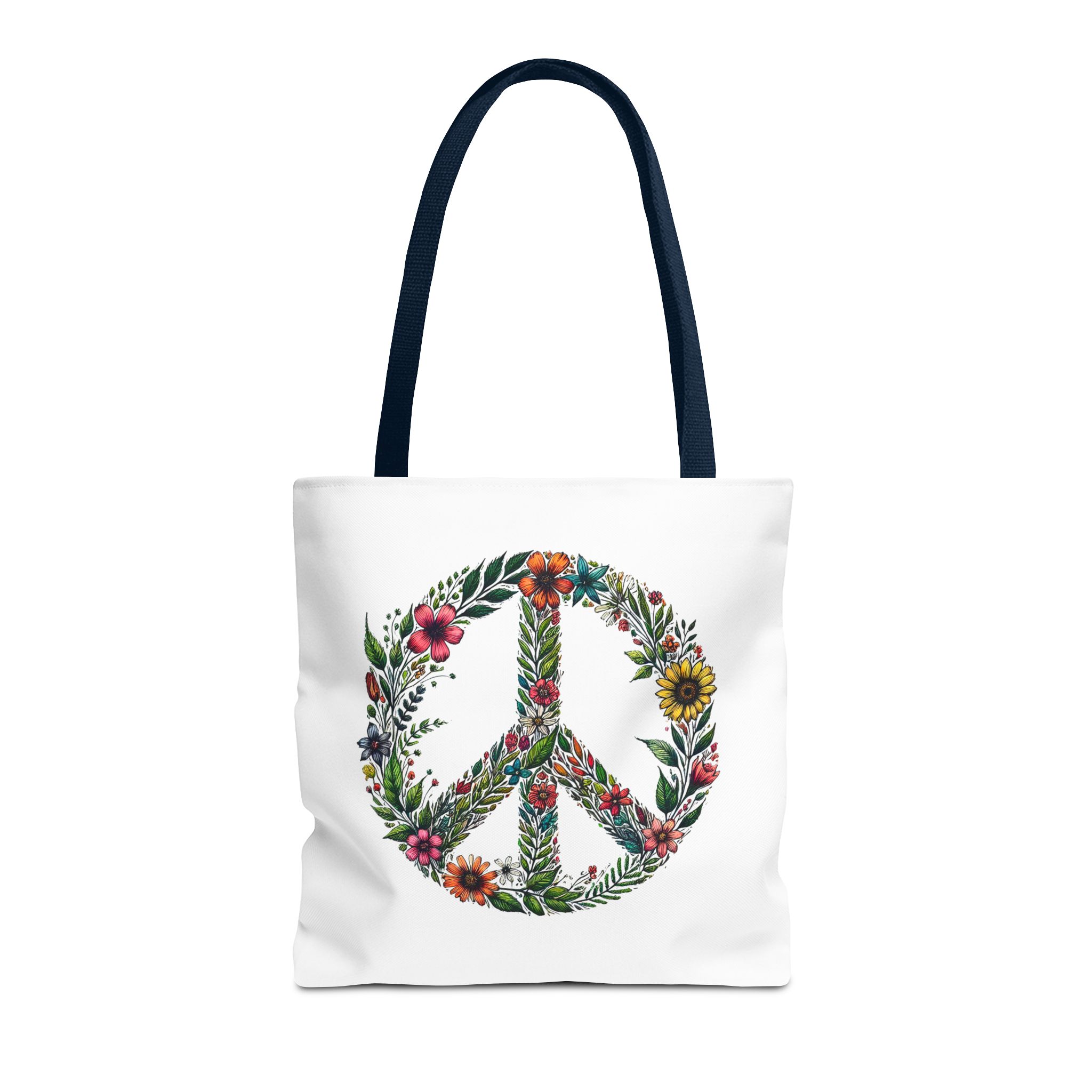Peace and Love tote bag positive vibes and dreamy vintage look - Image 27