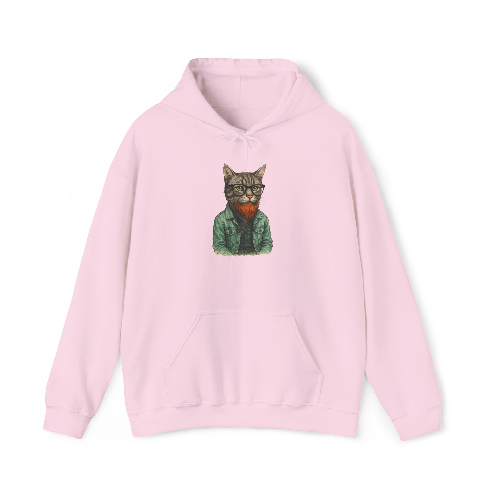 Hipster Cat Hoodie – Kitty Hoodie – Boho Cat sweatshirt hipster print - Image 30
