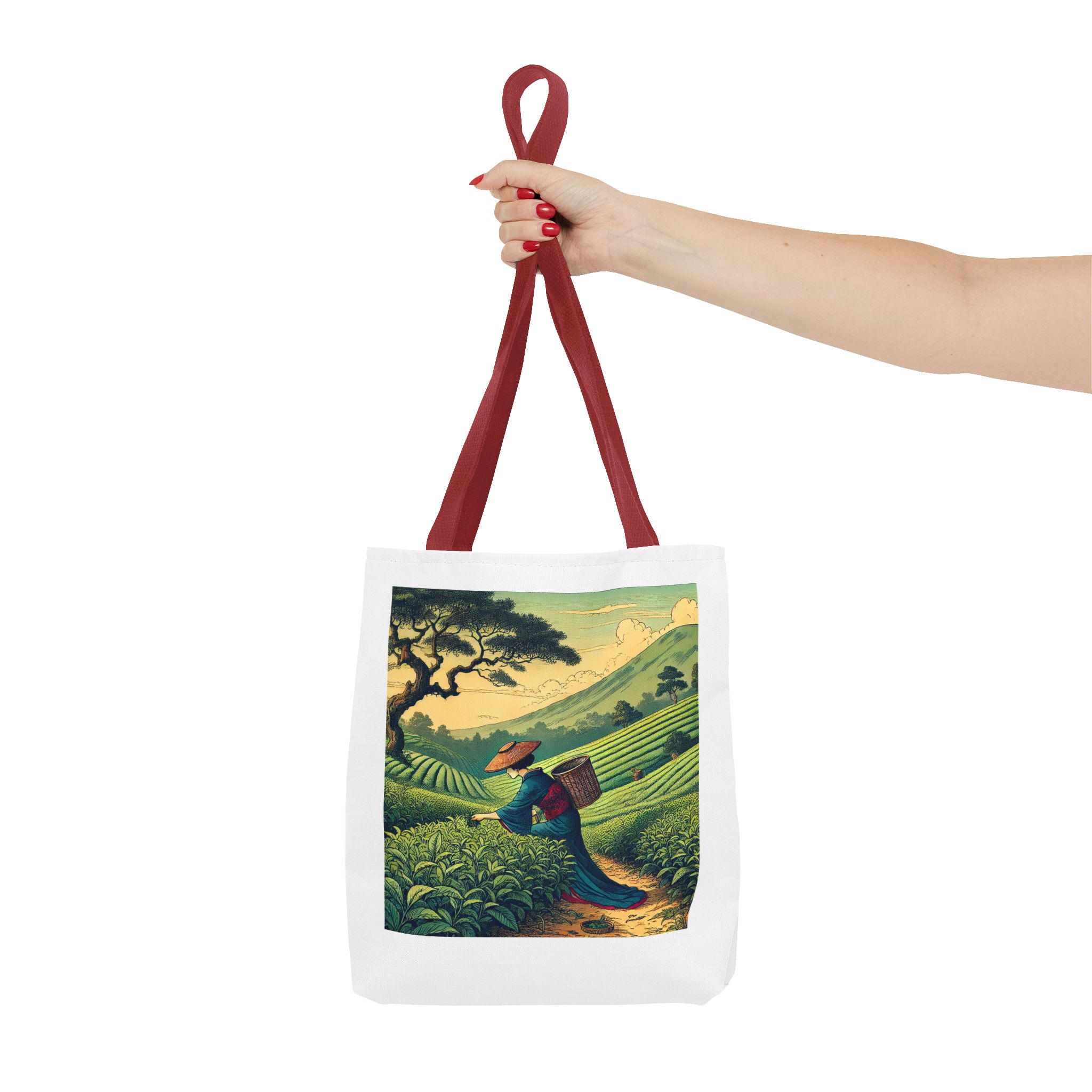 Japanese tote bag modern Asian style with ukiyo and traditional art design - Image 8