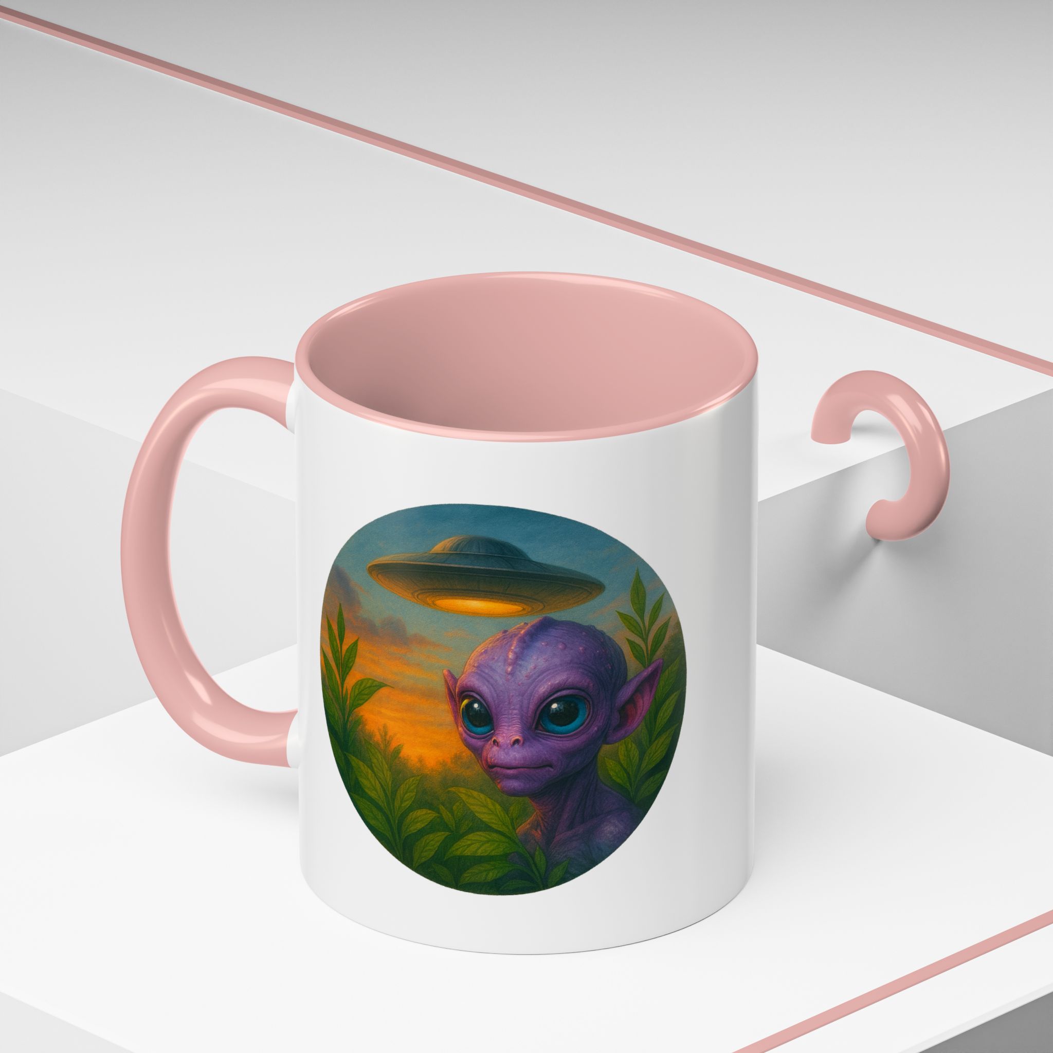 Alien mug and cup extraterrestrial whale fantasy funny vintage graphic oversized womens design - Image 16