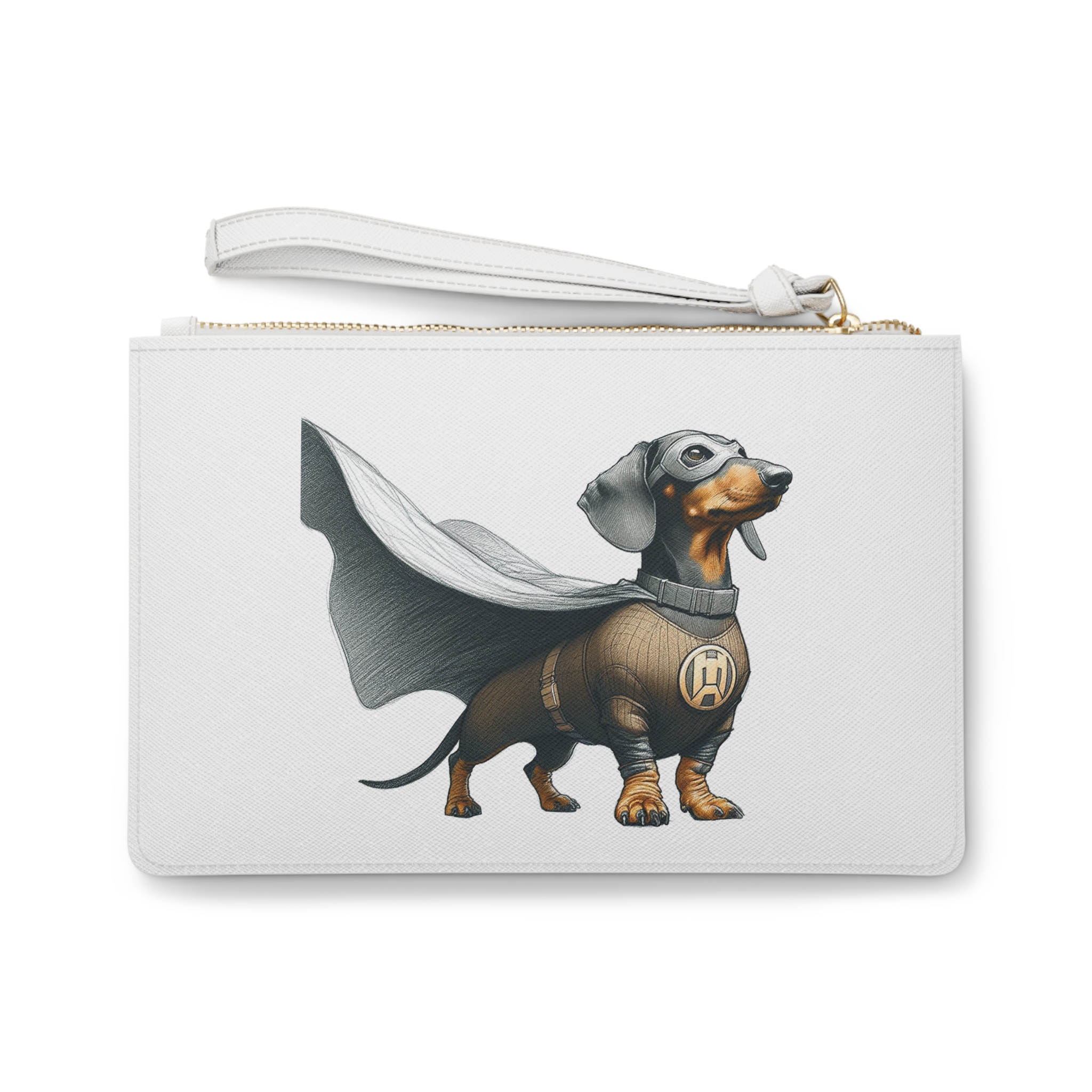 Dog funny clutch bag super hero evening bag puppy vintage purse pet gift fantasy handbag dog purse – Image 2