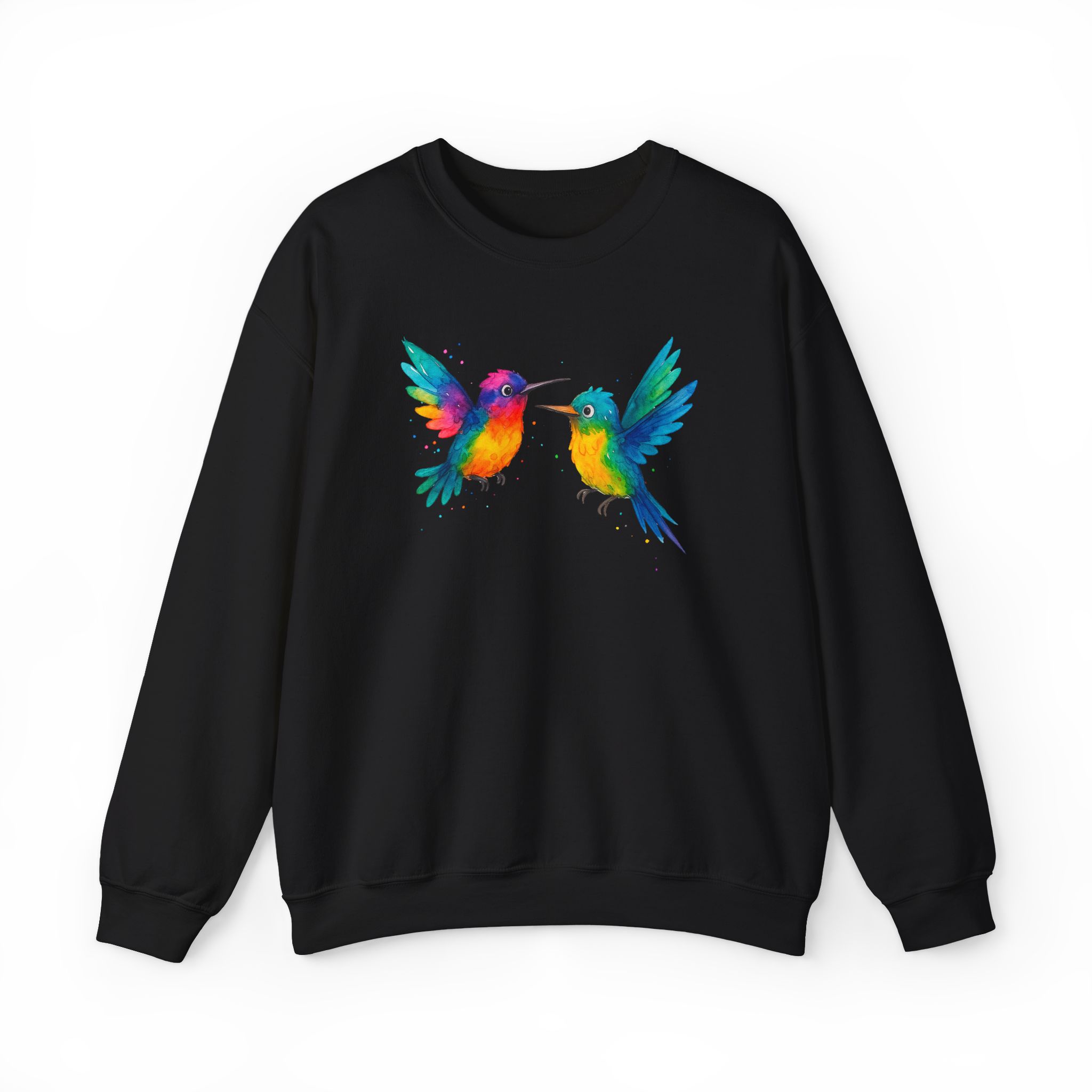 Colibri sweatshirt – Cute Bird sweatshirt – humming Bird sweater nature print - Image 8