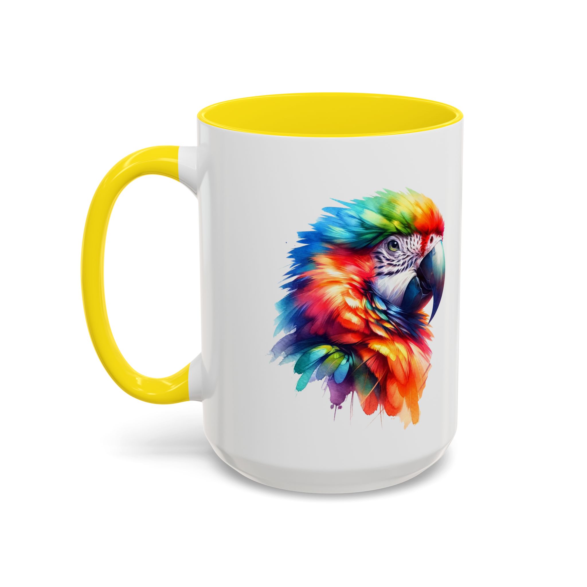 Parrot Mug vivid colors bird lover Cup parrot print cool print nature lover accessory stylish print - Imagen 62