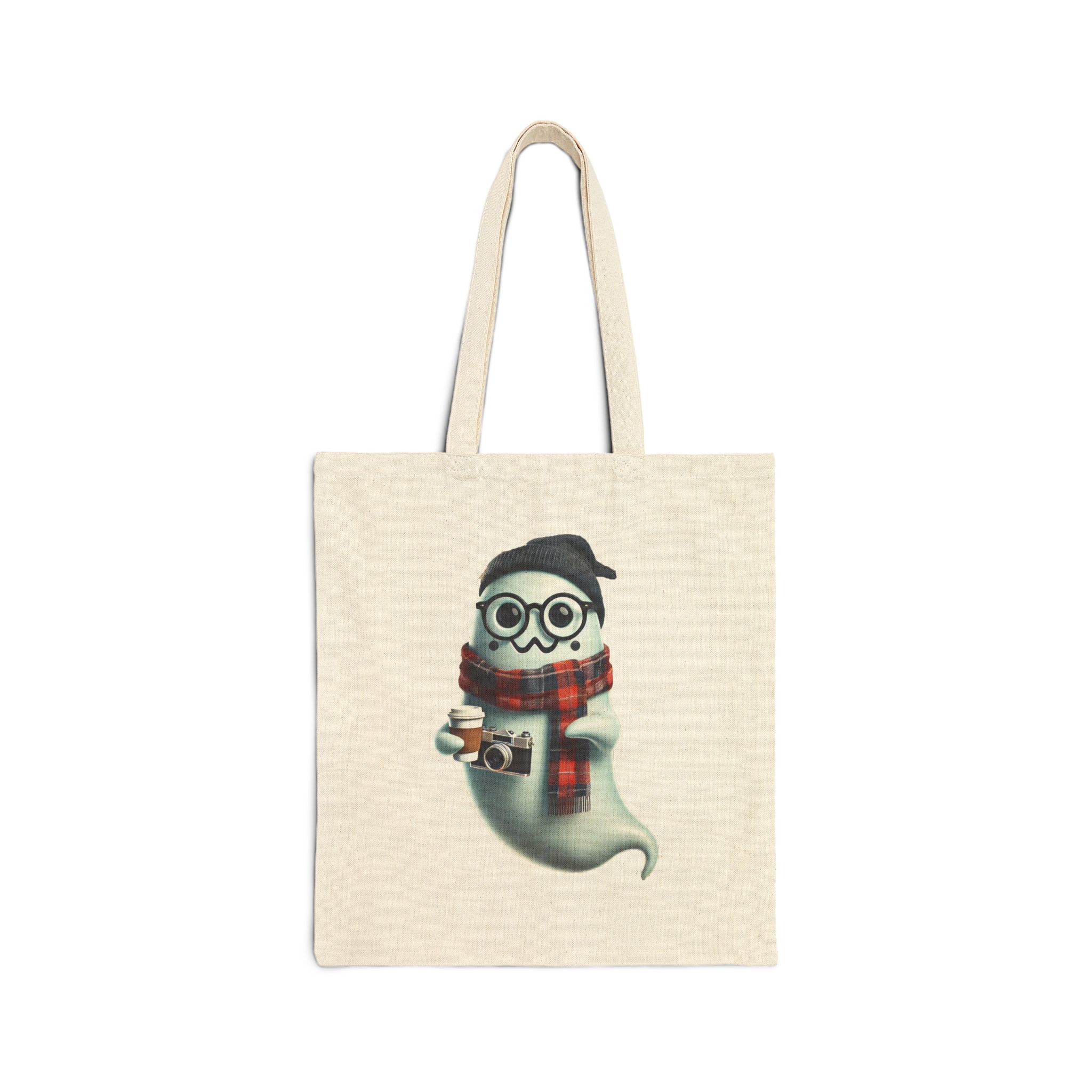 Boho Canvas Tote bag ghost funny Bag hipster gift cool clothing unique shoulder bag purse cute Handbag unique