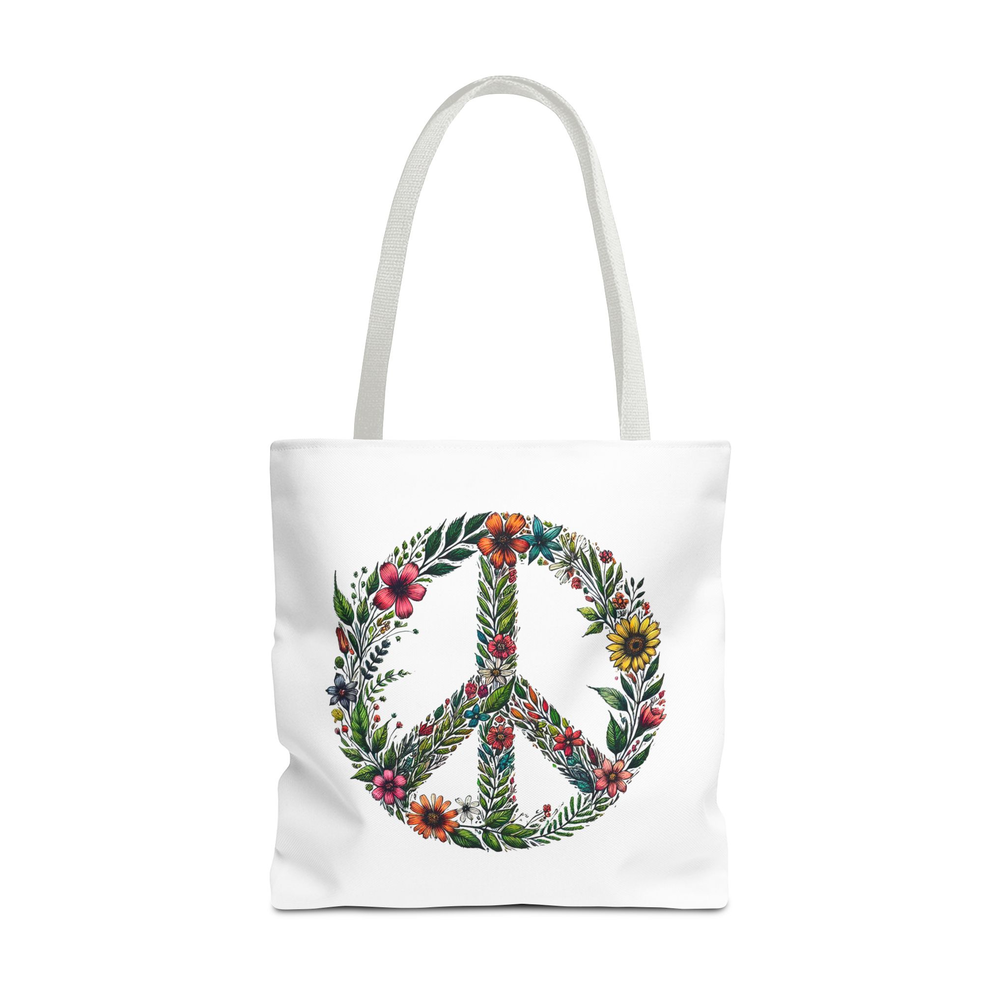 Peace and Love tote bag positive vibes and dreamy vintage look - Image 17