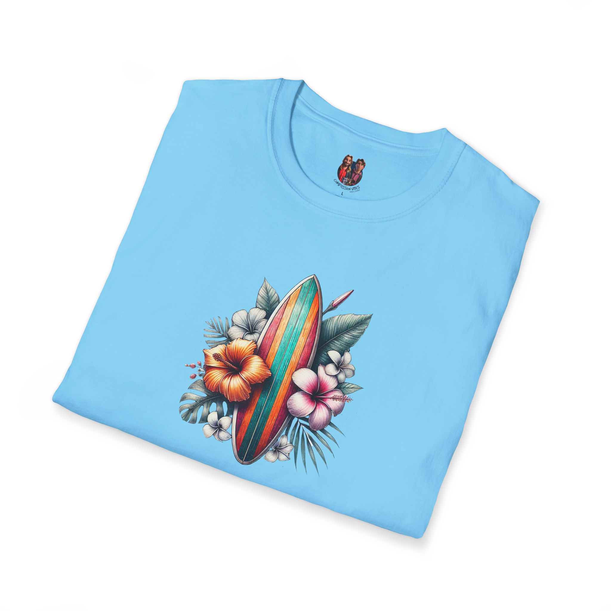 Hawaii Tropical tshirt - Island Nature Graphic - Vacation Style Tee - Image 19