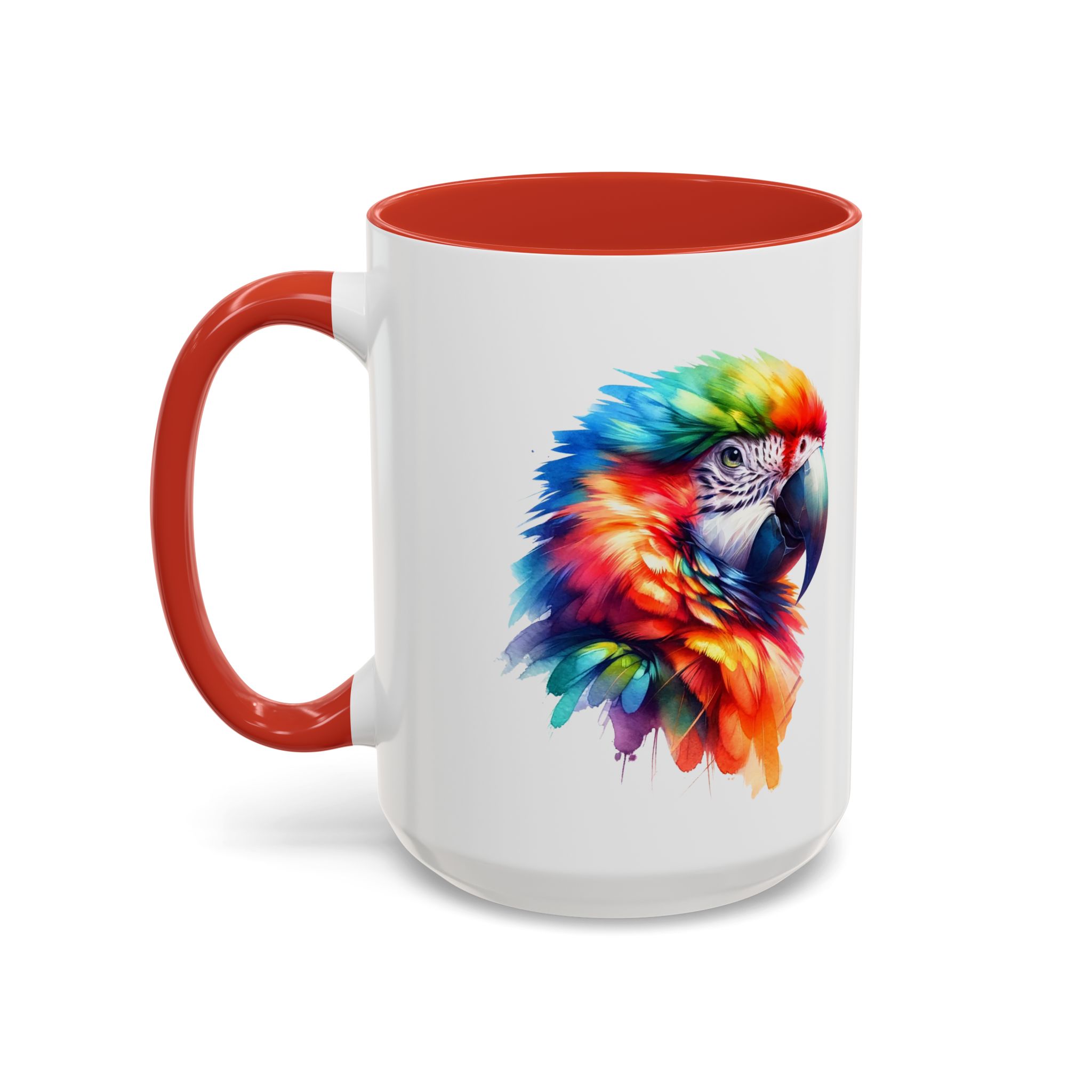 Parrot Mug vivid colors bird lover Cup parrot print cool print nature lover accessory stylish print - Imagen 30