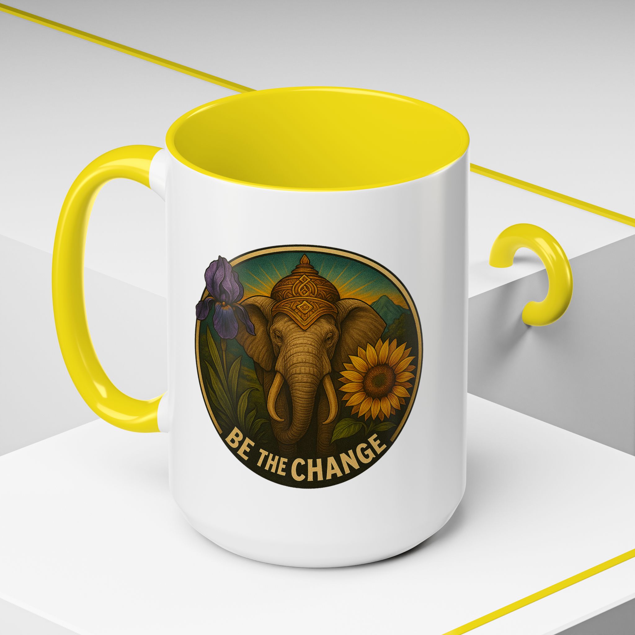 Surrealist coffee mug buddha Fantasy mug Limited Edition Hand Drawn Art by Real Artist - Imagen 64