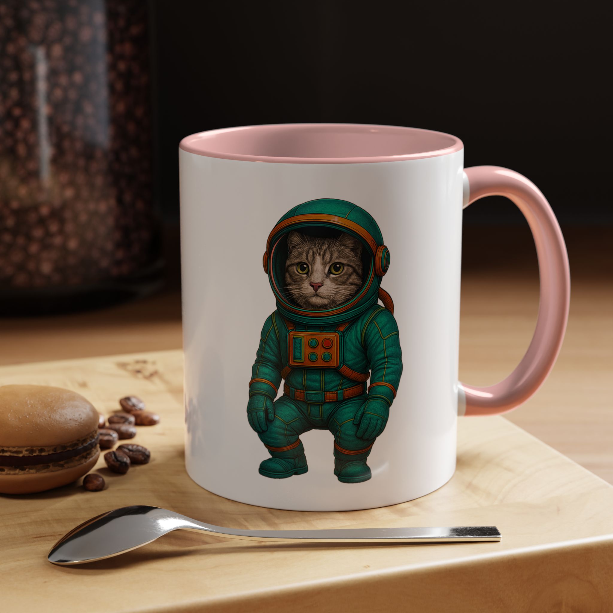 Coffee Mug funny Cat lover boho Mug Cat astronaut tea cup pet unique accessory kitten gift for her - Imagen 15