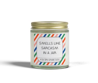 Smells Like Sarcasm Candle in a Jar