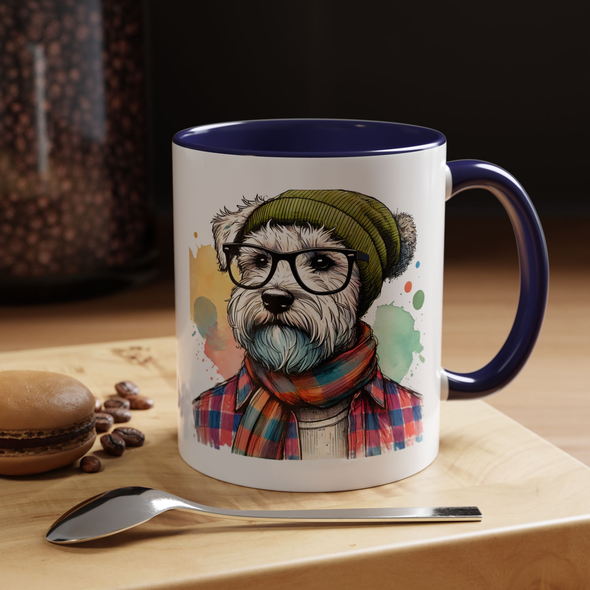 Funny mug dog Boho coffee mug funny gift pet lover hipster accessory lover tea office mug unique design - Image 7