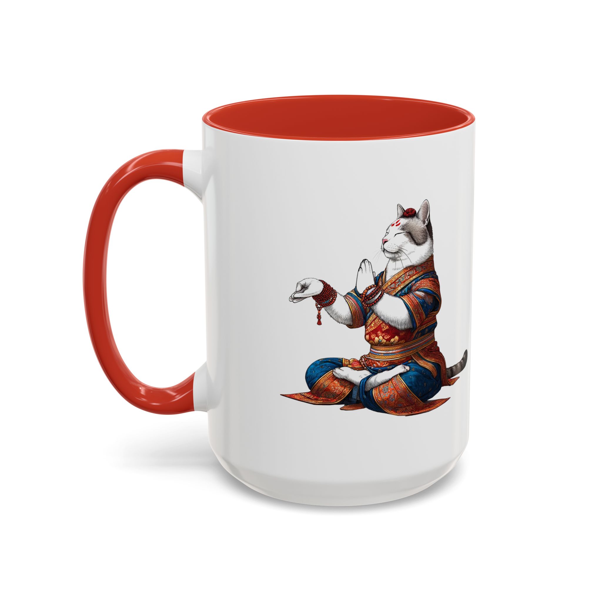 Office Mug cat lover yoga gift for mom Tea cup coffee Mug meditation accessory mindfulness pet design - Image 34