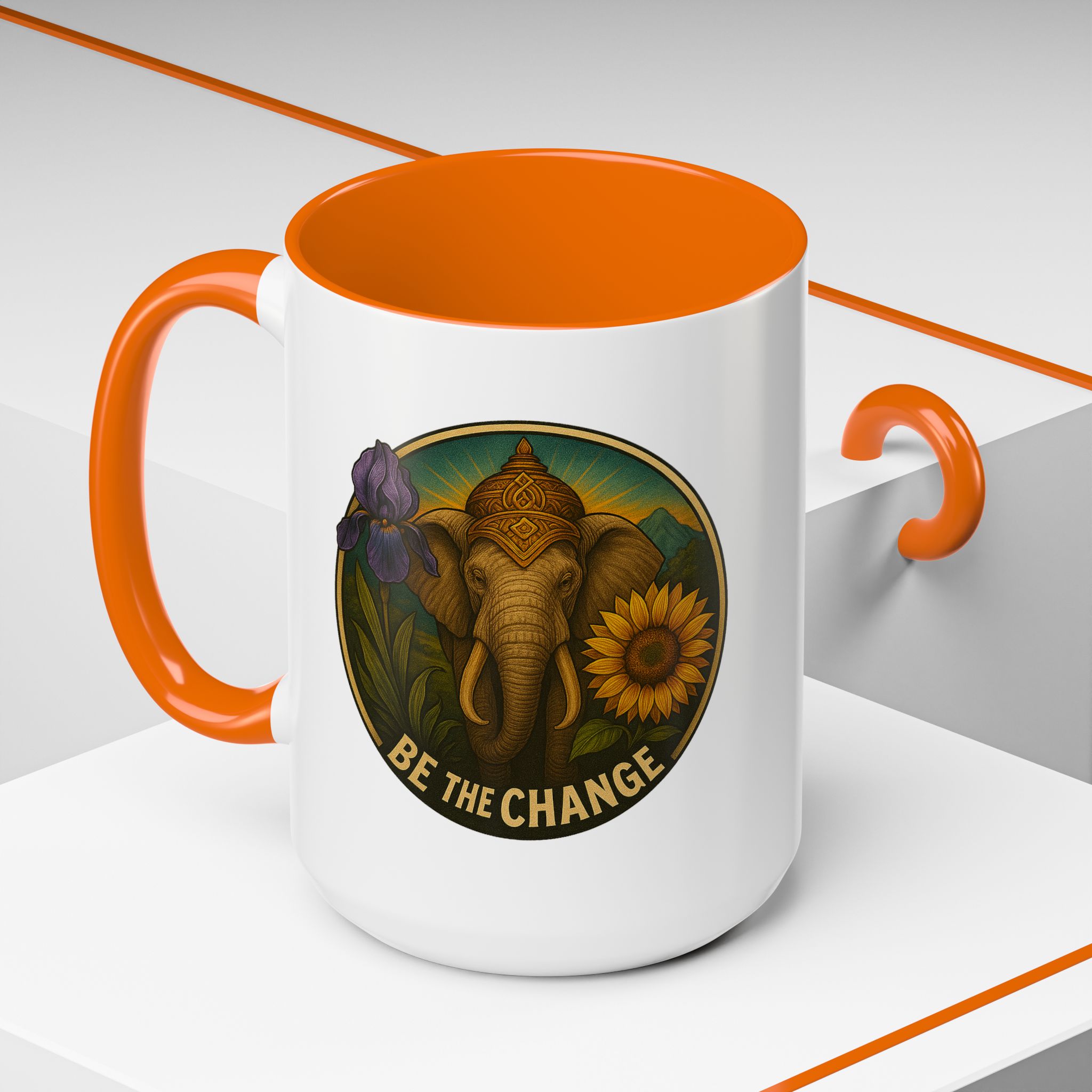 Surrealist coffee mug buddha Fantasy mug Limited Edition Hand Drawn Art by Real Artist - Imagen 56