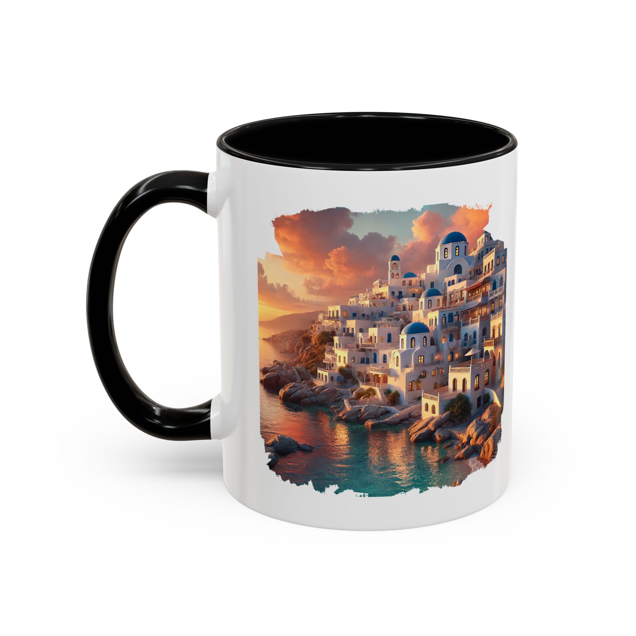 Office mug landscape Santorini caldera office mug nature print greece boho gift coffee cup tea accessory unique - Image 6