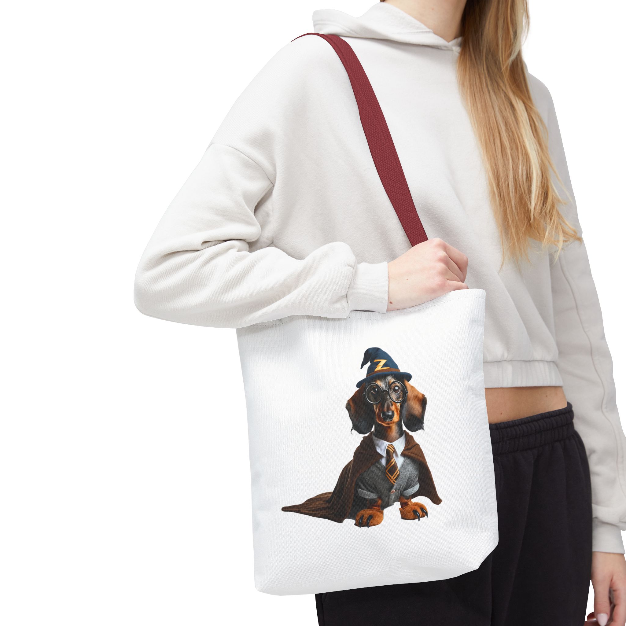 Funny Canvas Tote bag dachshund fantasy Bag cute clothing gift dog lover purse stylish shoulder bag unusual Handbag unique - Image 8