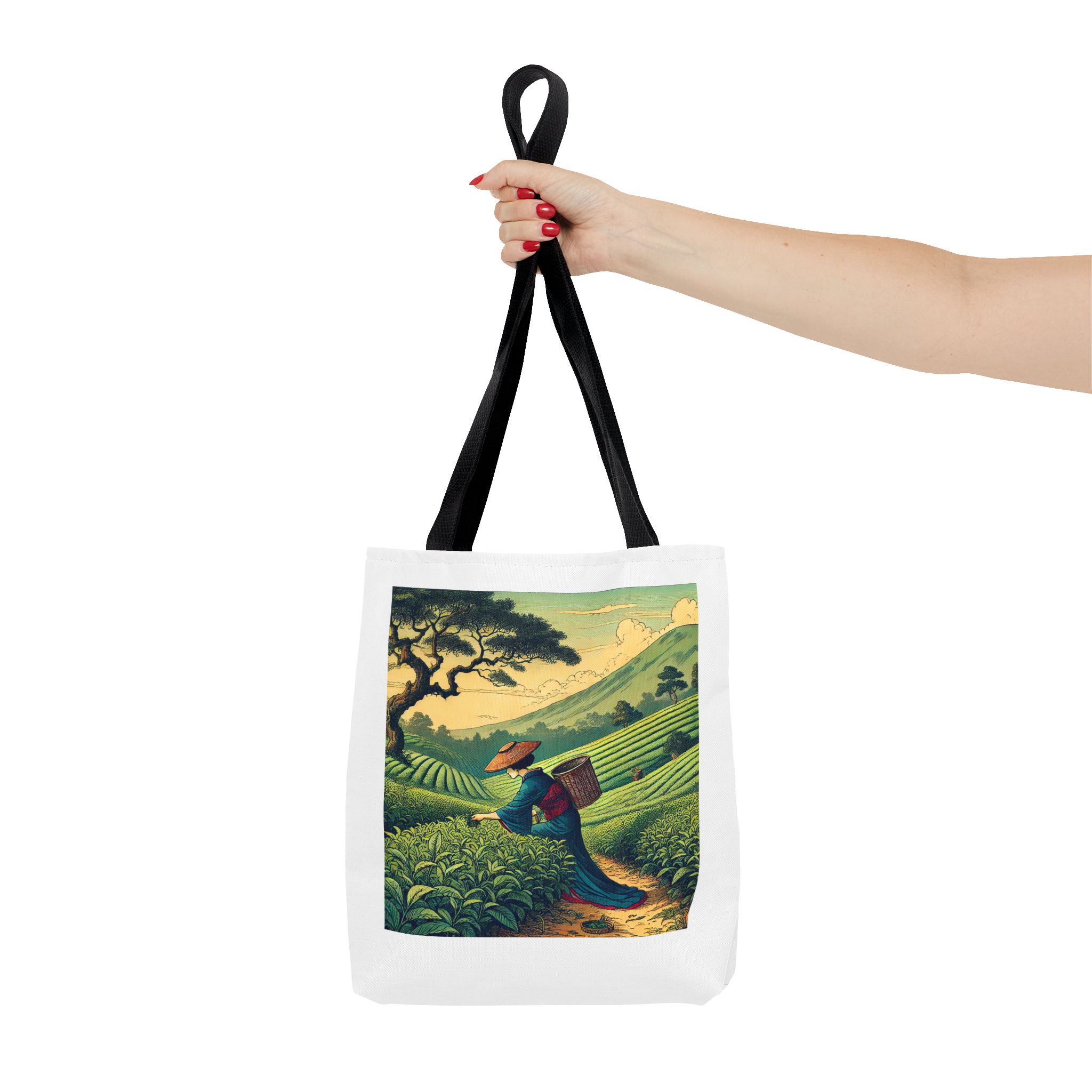 Japanese tote bag modern Asian style with ukiyo and traditional art design - Image 2
