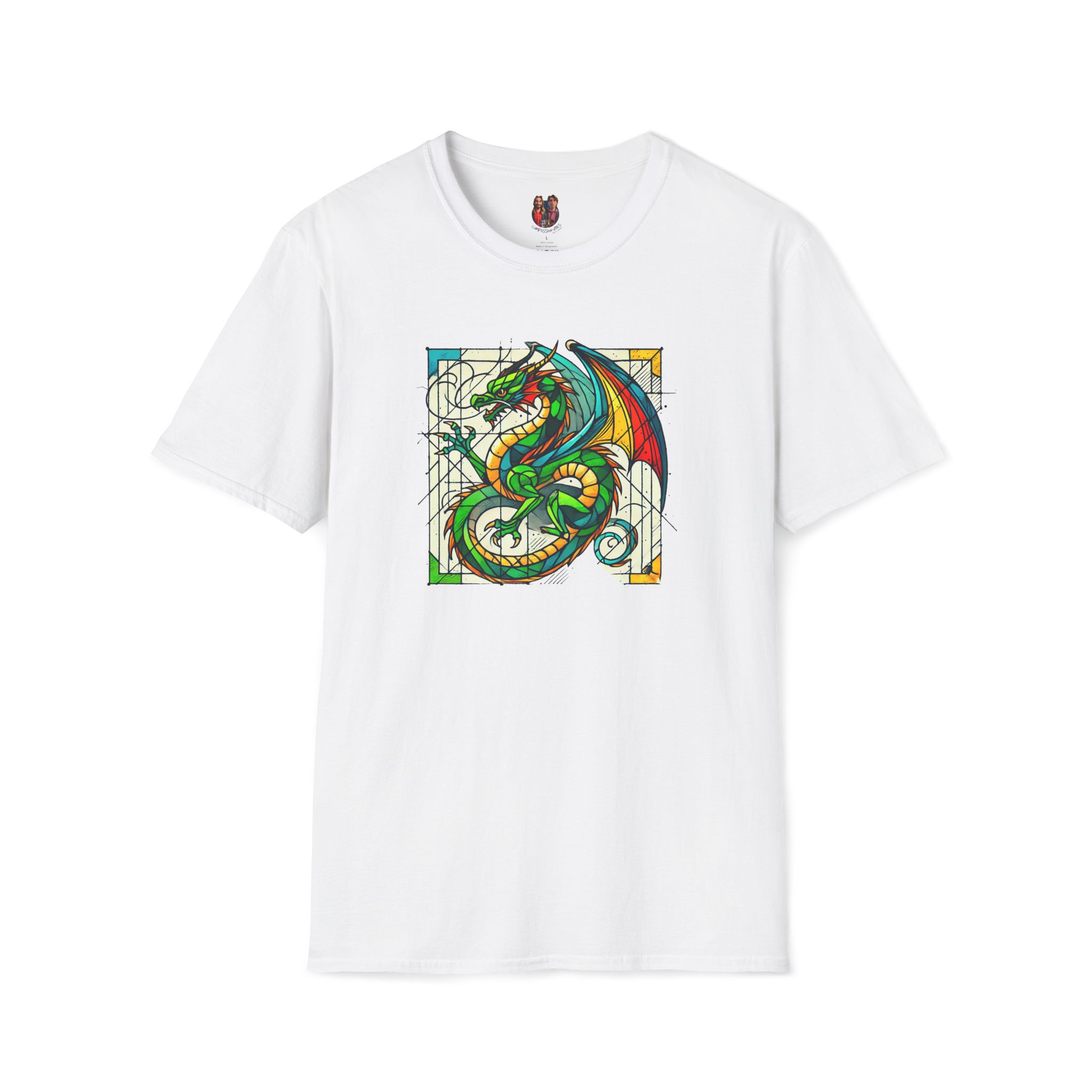 Dragon Fantasy tshirt - Mythical Dragon Graphic - Artistic Creature Tee - Image 4