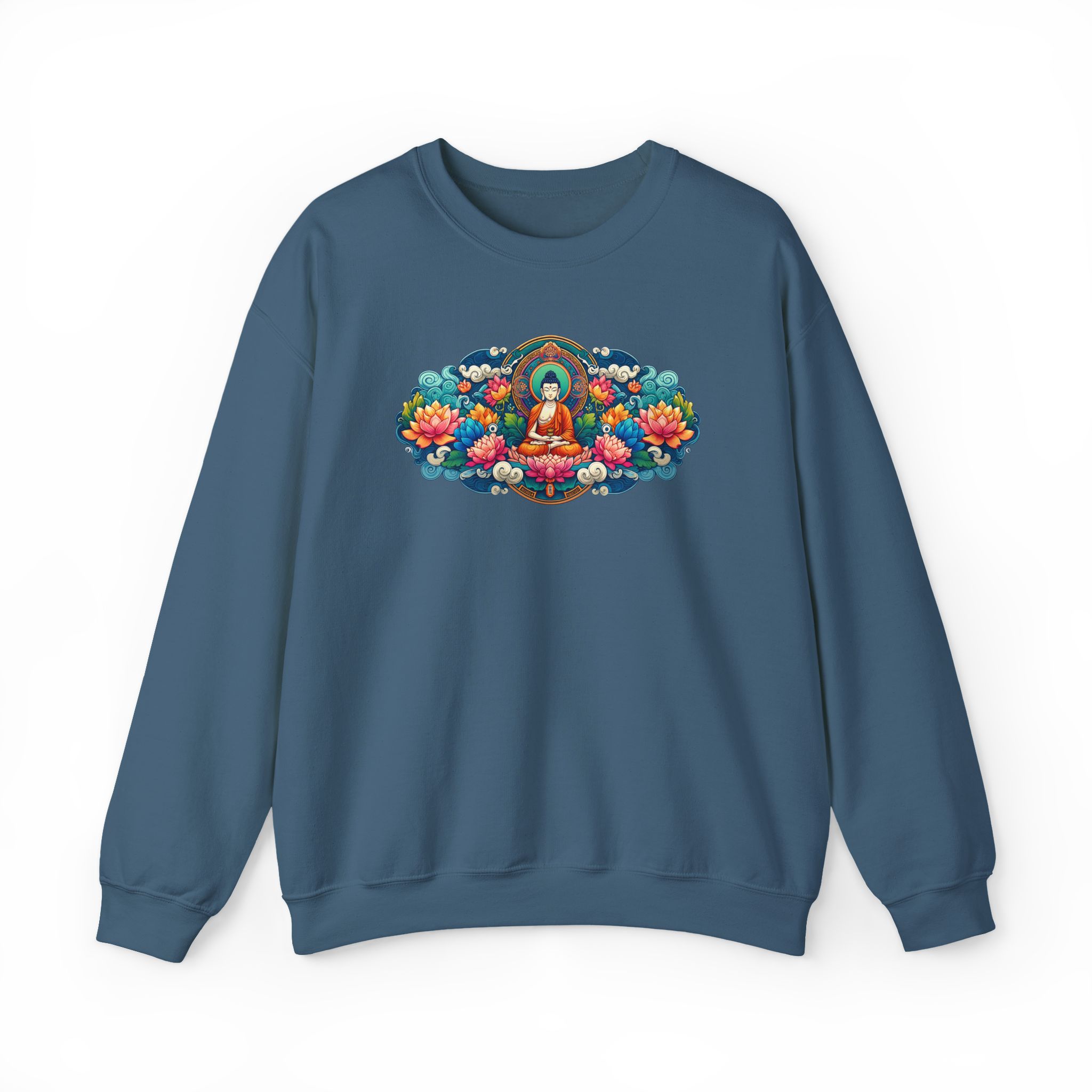 Yoga Vibes sweatshirt – Zen sweater – Meditation Sweatshirt Buddha print - Image 24