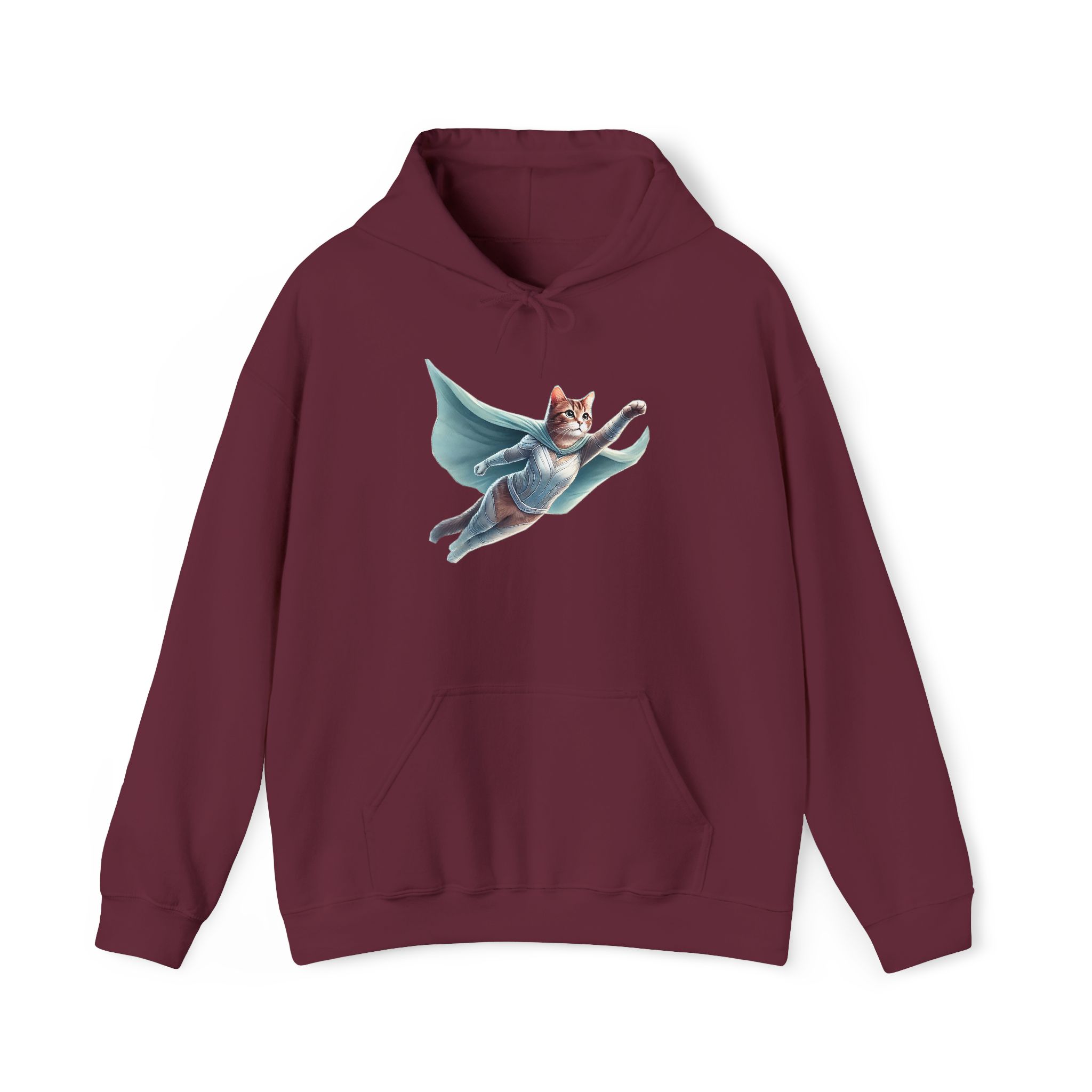 Cat Hoodie superhero Graphic sweater funny Hoodie fantasy design kitten lover cool clothing cat apparel - Image 14