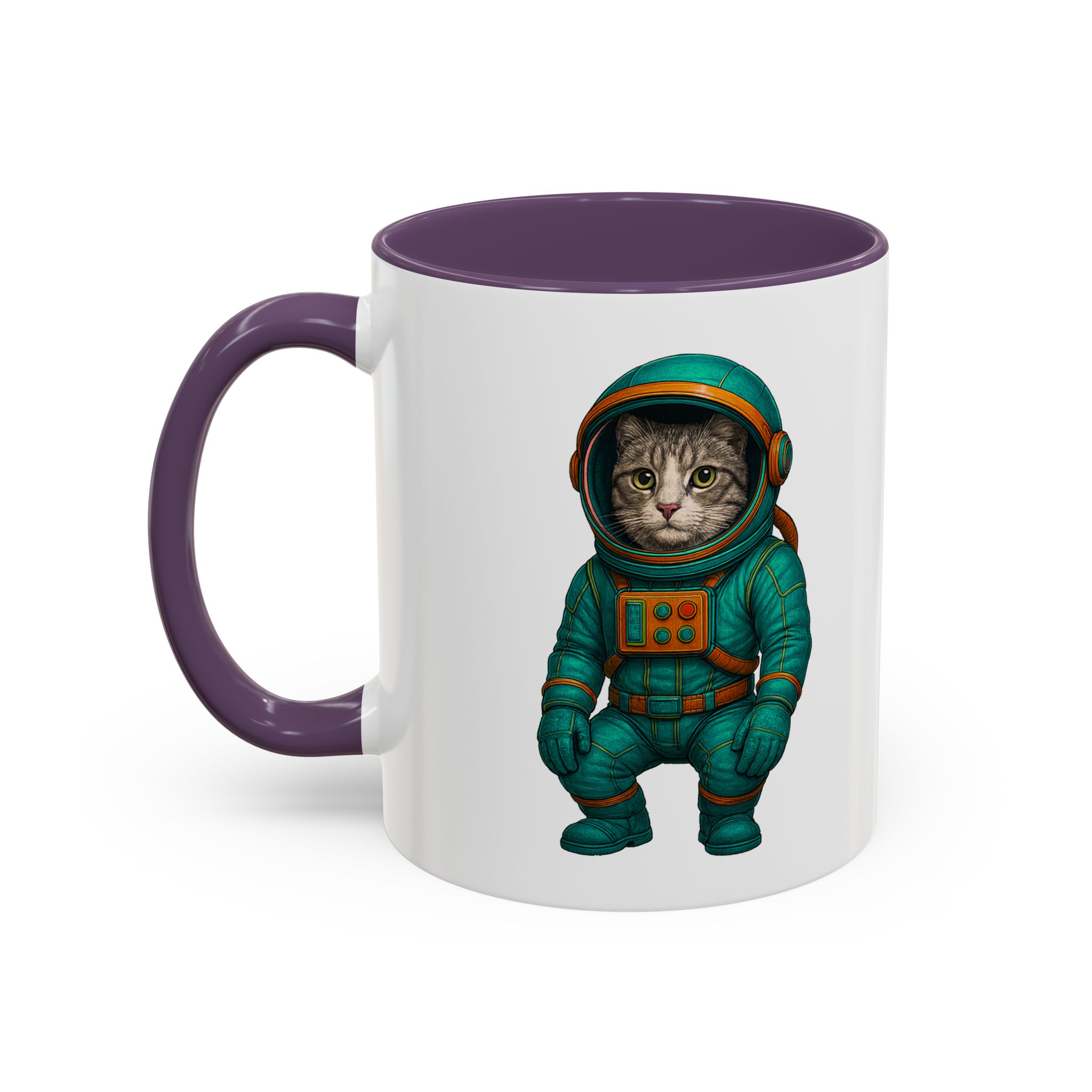 Coffee Mug funny Cat lover boho Mug Cat astronaut tea cup pet unique accessory kitten gift for her - Imagen 46
