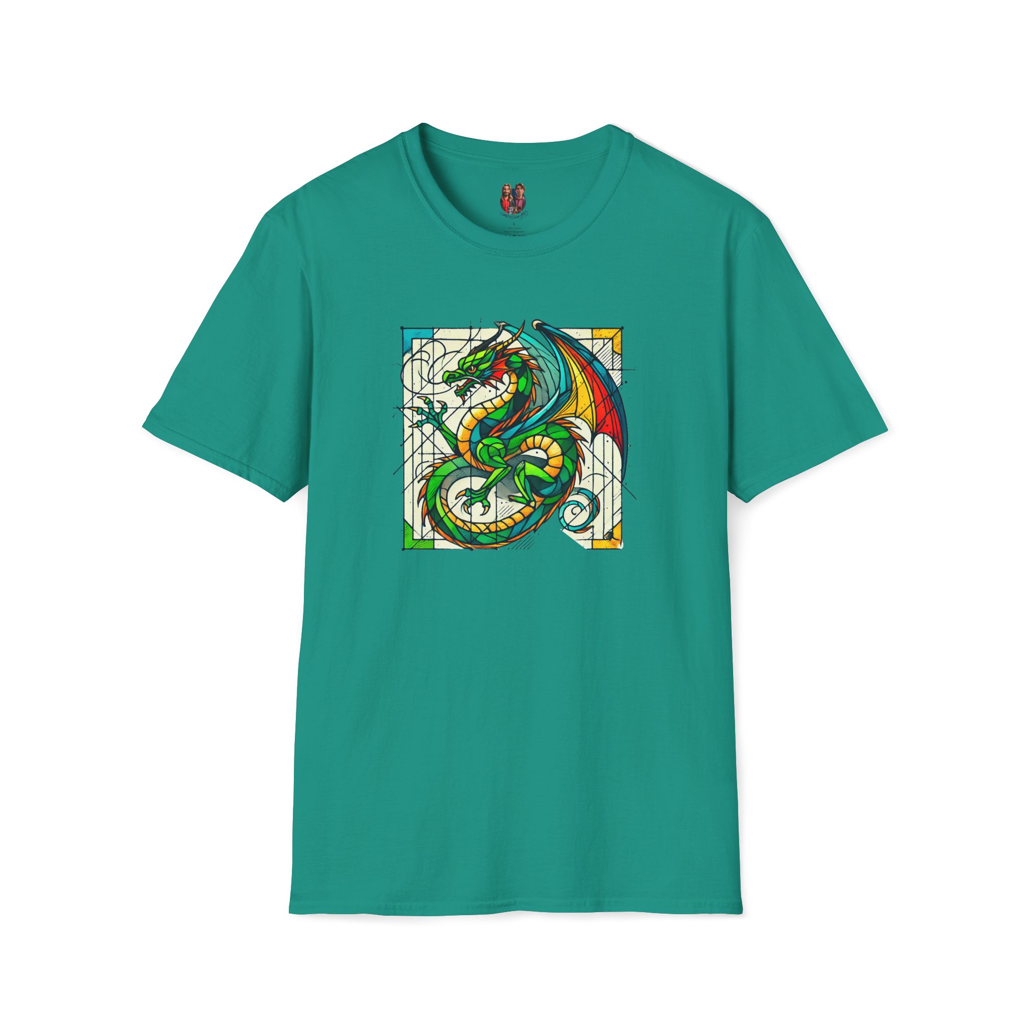 Dragon Fantasy tshirt - Mythical Dragon Graphic - Artistic Creature Tee - Image 2