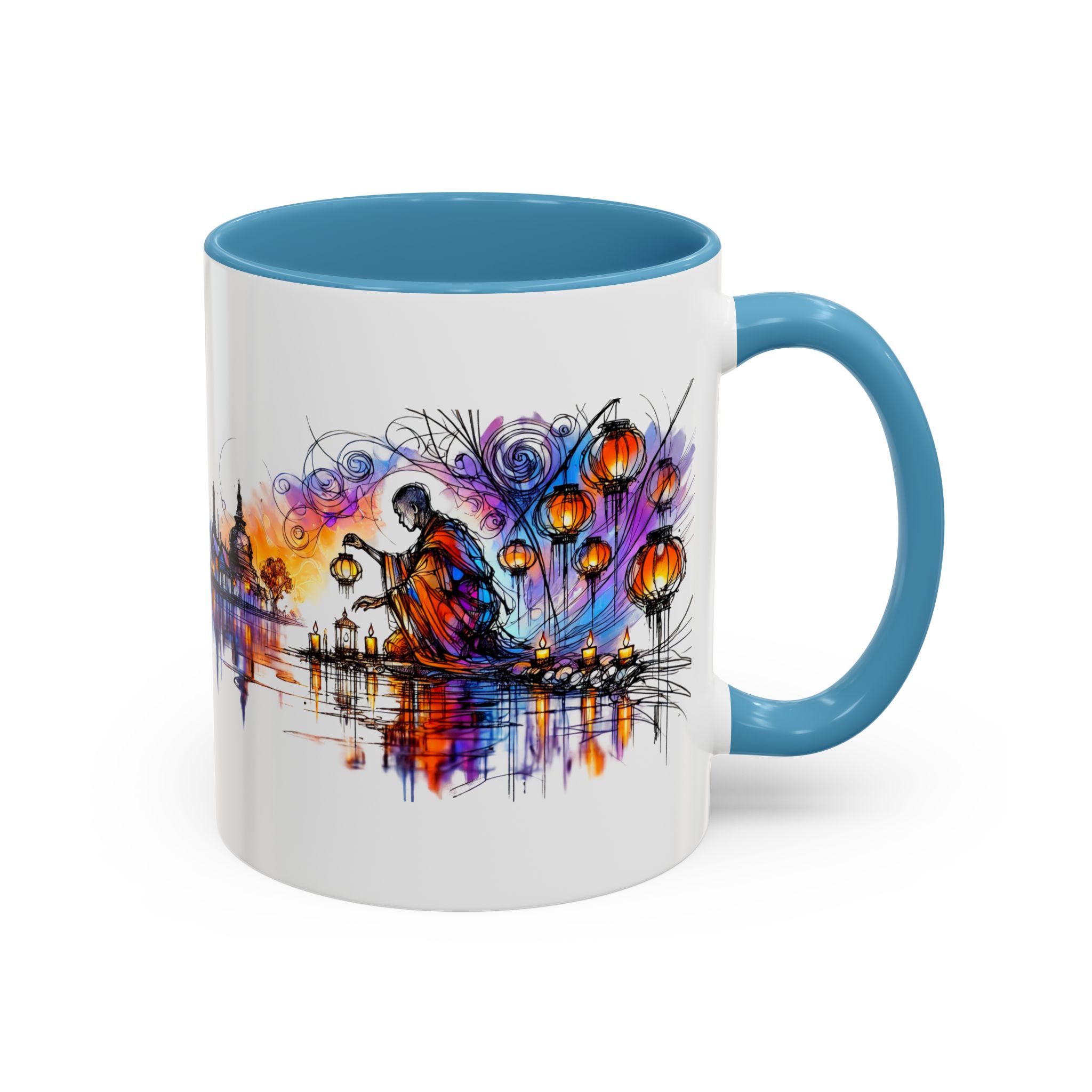 Office mug Buddha coffee Cup yoga tea Mug coffee meditation accessory mindfulnss cool gift for her – Image 33