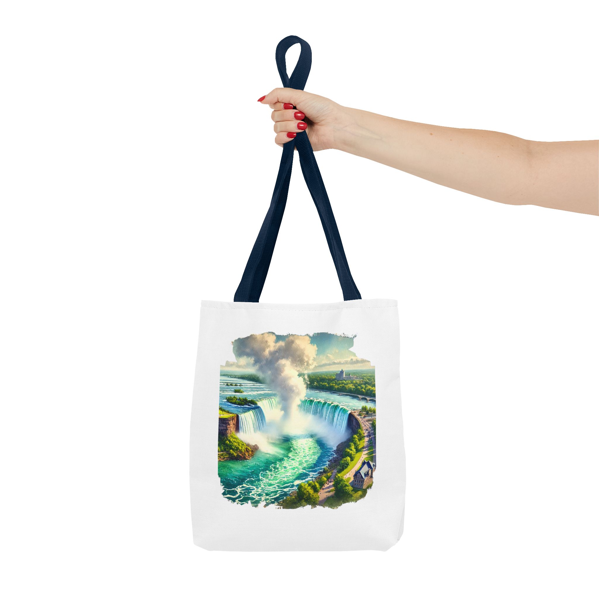Canvas Tote bag Landscape niagara Bag vintage clothing gift nature purse unique Handbag – Image 26