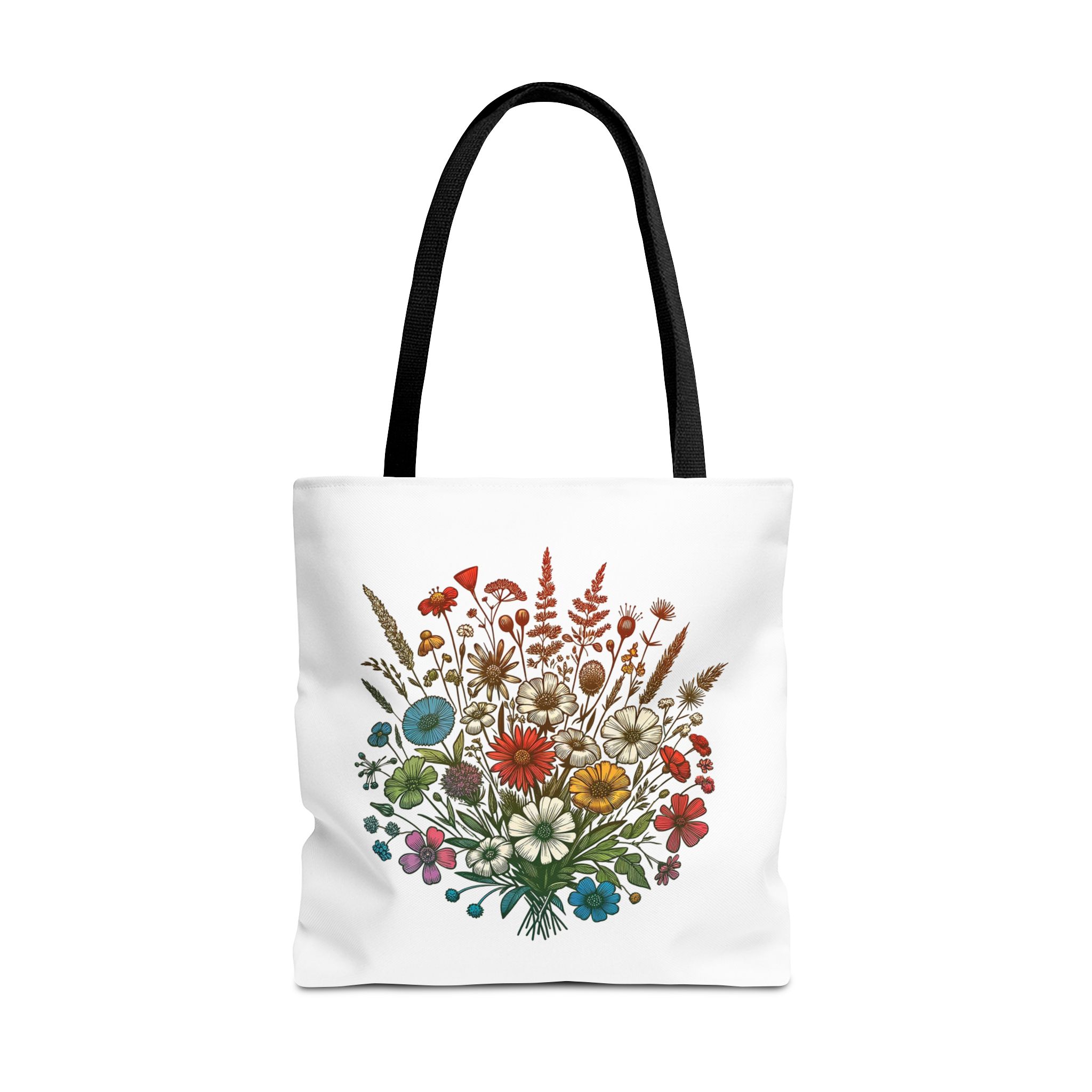 Flower tote bag – Boho Flower Tote bag – Floral purse tropical print - Image 5