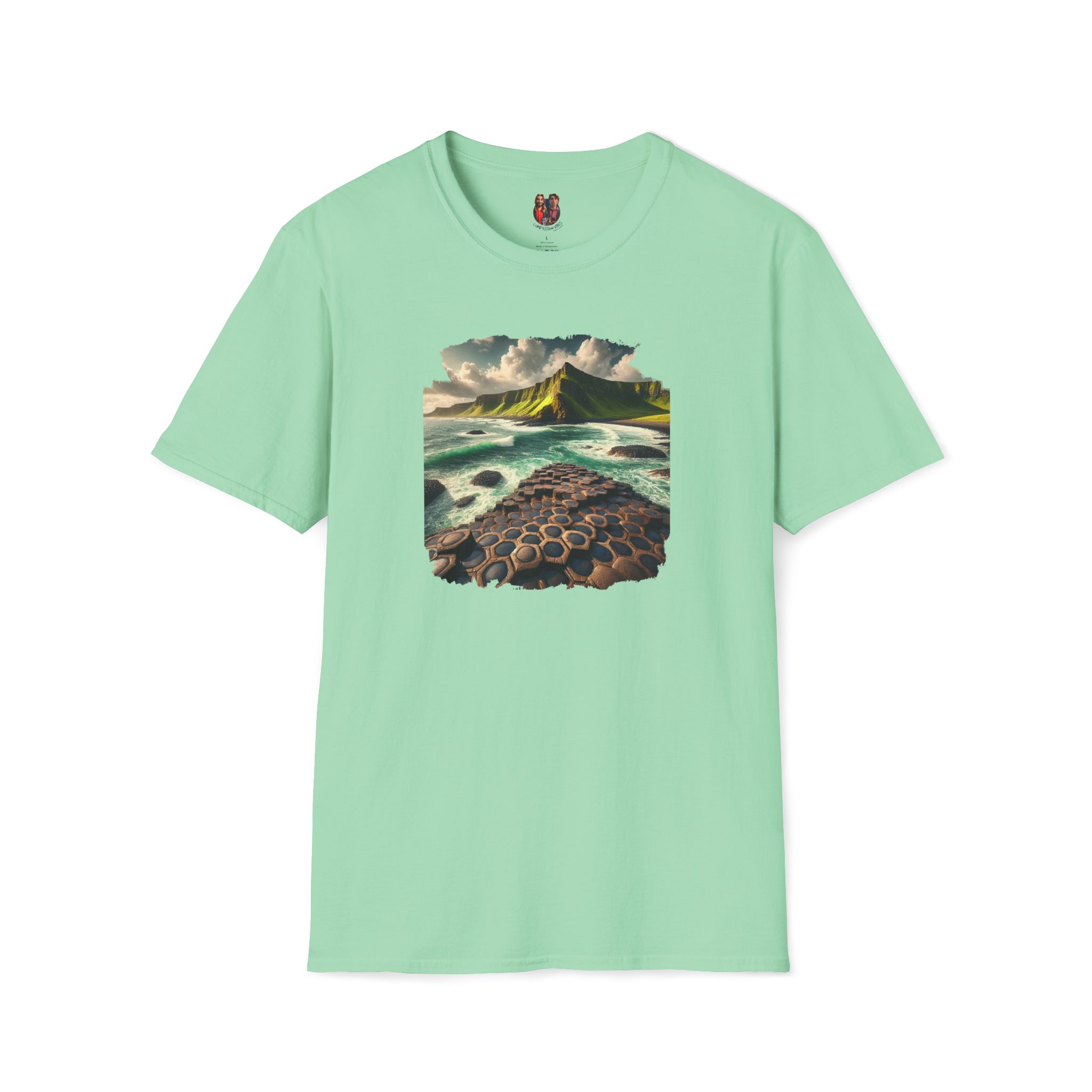 Landscape tshirt ireland graphic tee nature vintage clothing gift for dad giant causeway bushmills vintage tshirt cool comfort apparel - Image 16