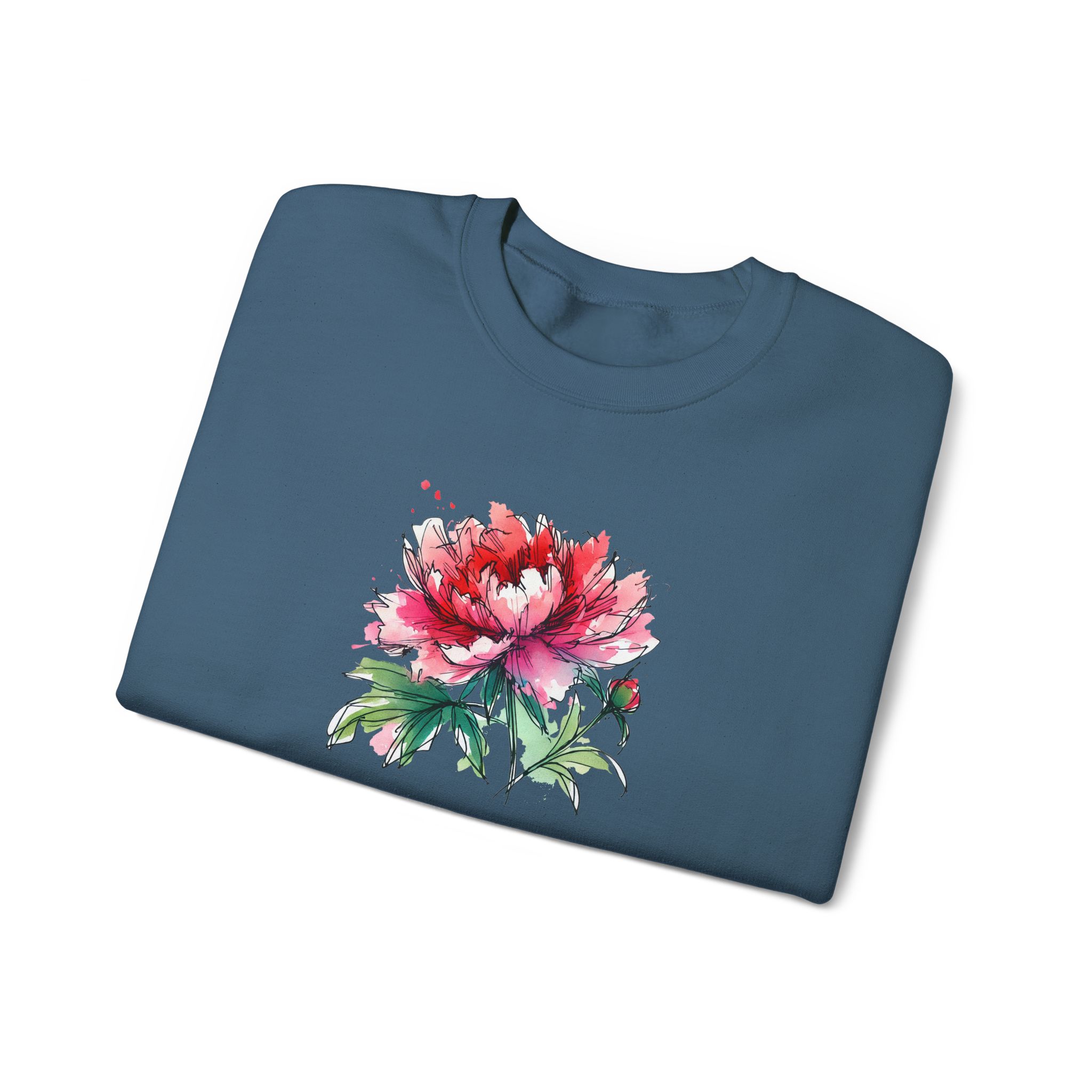 Flower sweatshirt – Tropical sweatshirt – Boho Flower sweater nature print - Image 23