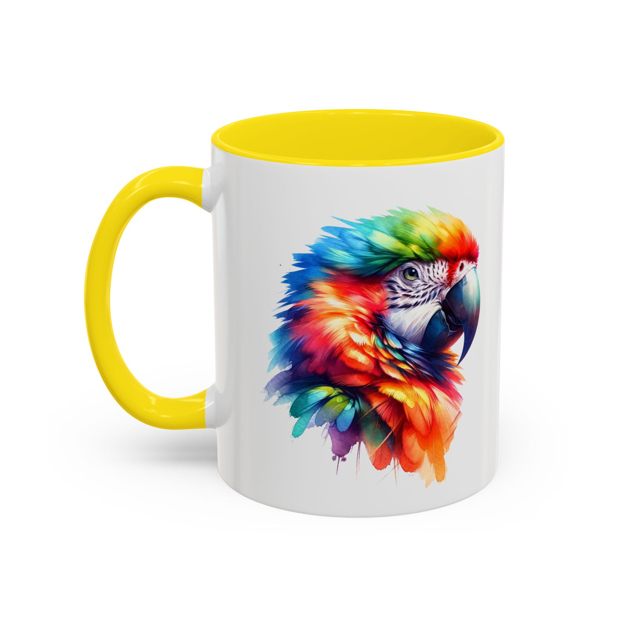 Parrot Mug vivid colors bird lover Cup parrot print cool print nature lover accessory stylish print - Imagen 50
